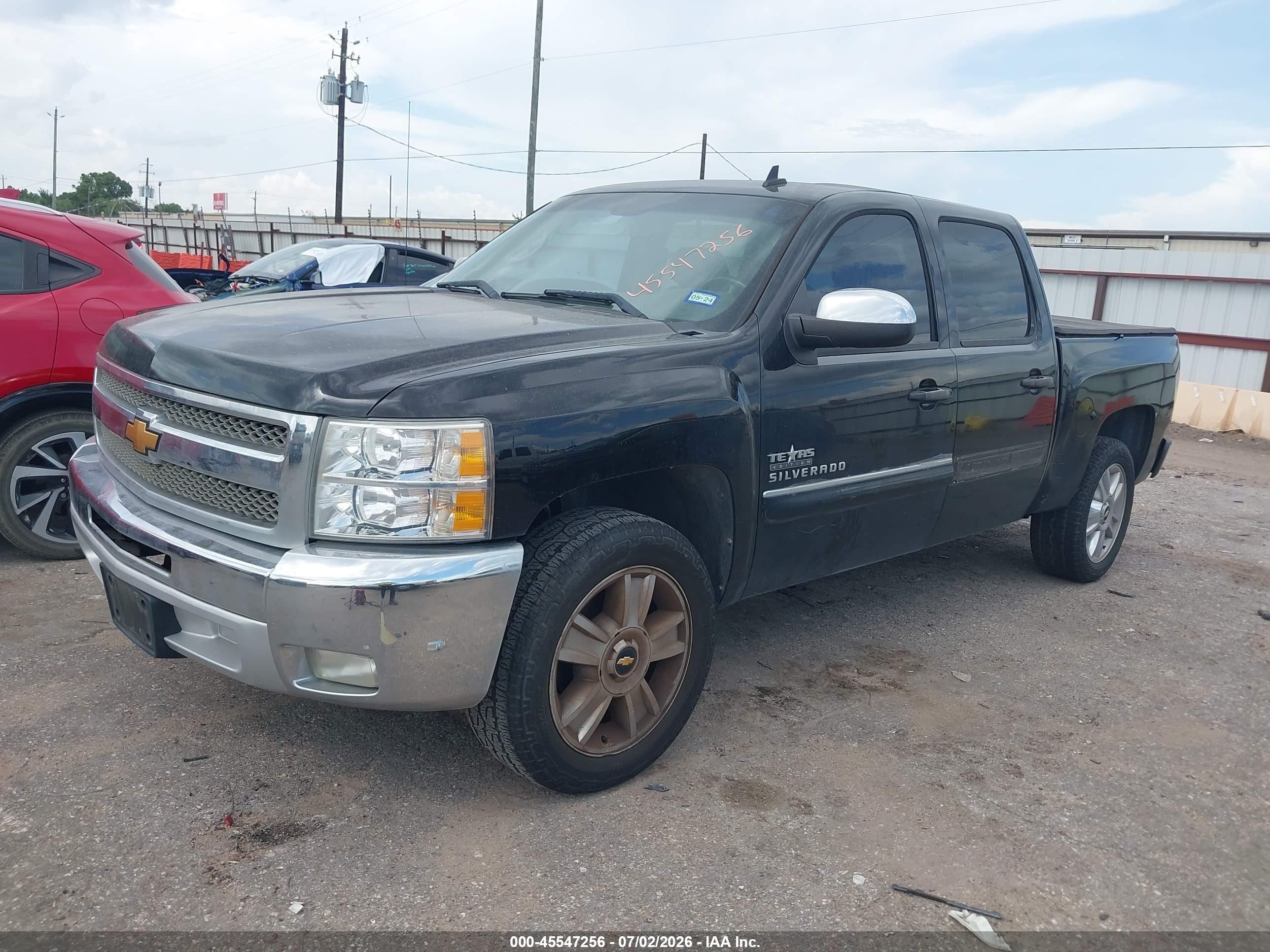 2013 Chevrolet Silverado 1500 Lt Black vin: 3GCPCSE01DG183680