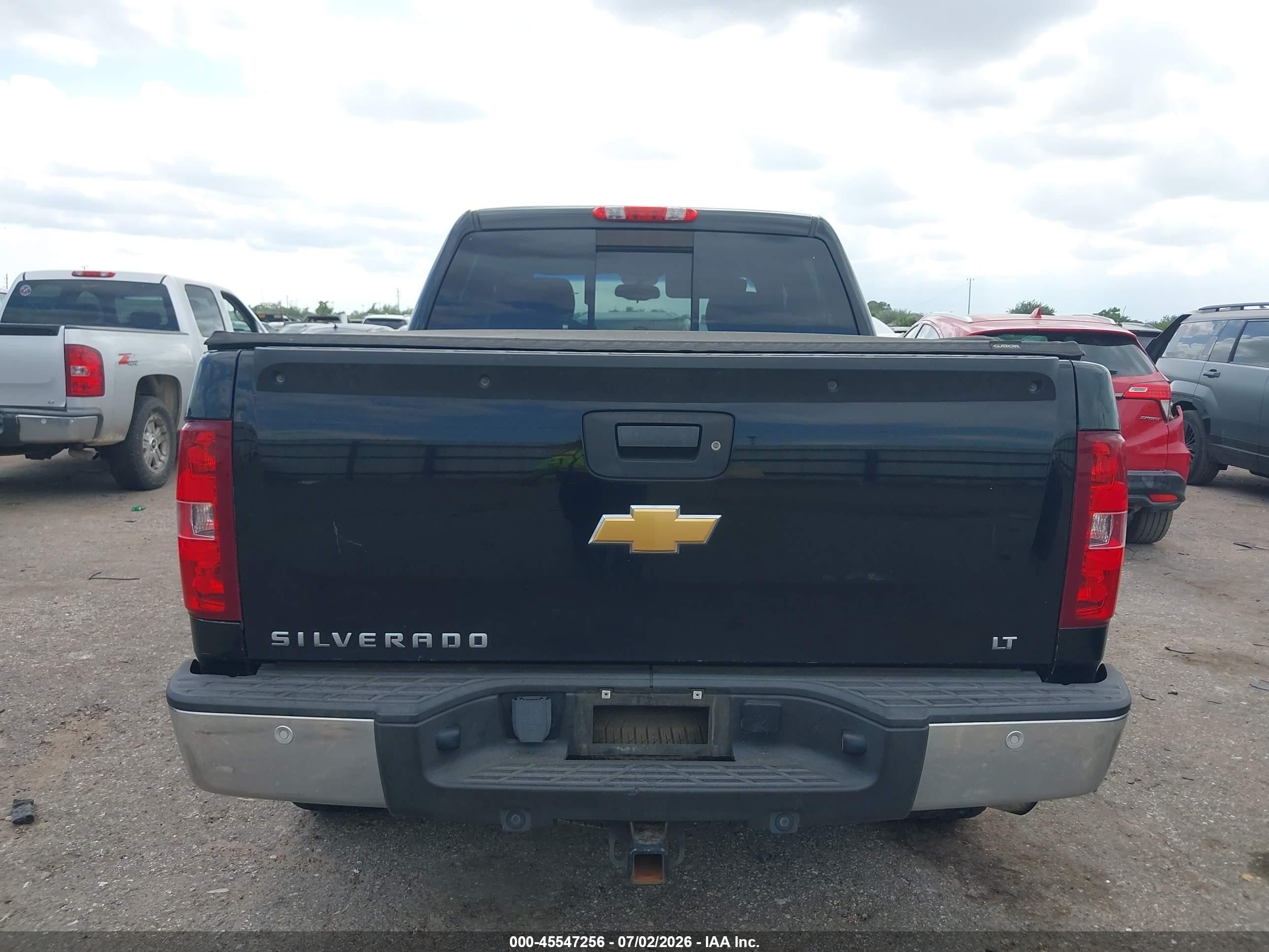 2013 Chevrolet Silverado 1500 Lt Black vin: 3GCPCSE01DG183680