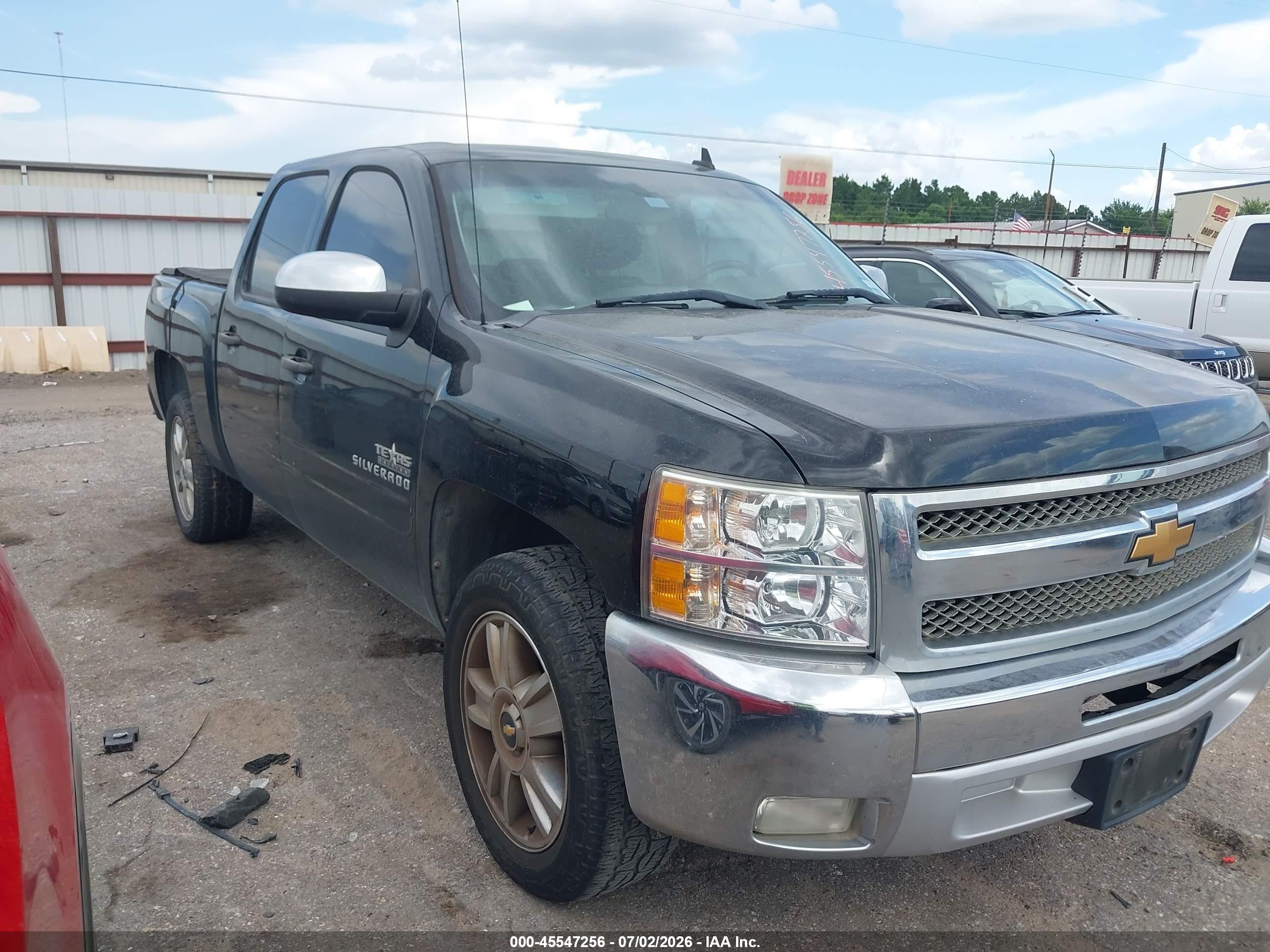 2013 Chevrolet Silverado 1500 Lt Black vin: 3GCPCSE01DG183680