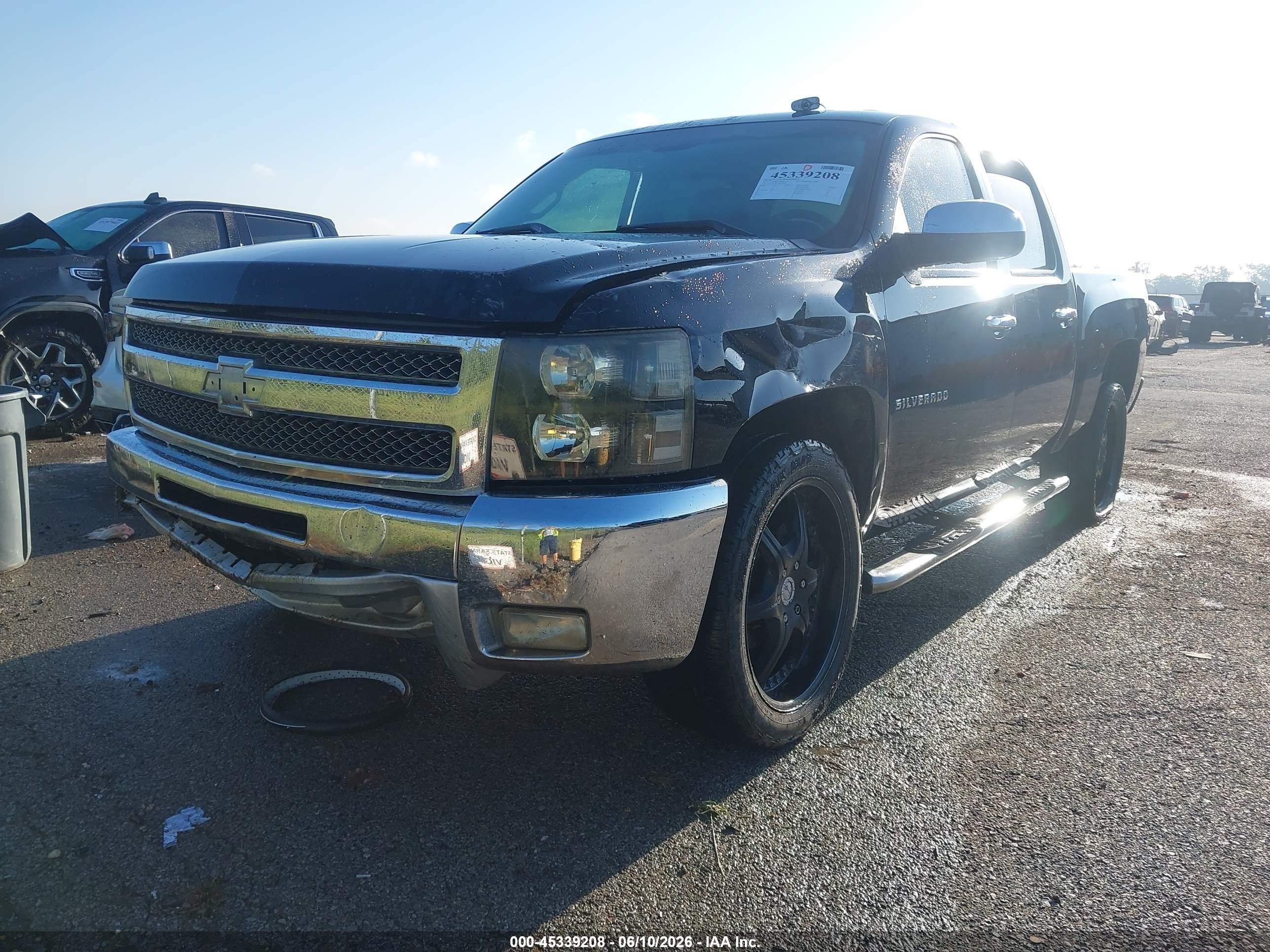 2013 Chevrolet Silverado 1500 Lt Black vin: 3GCPCSE01DG295685