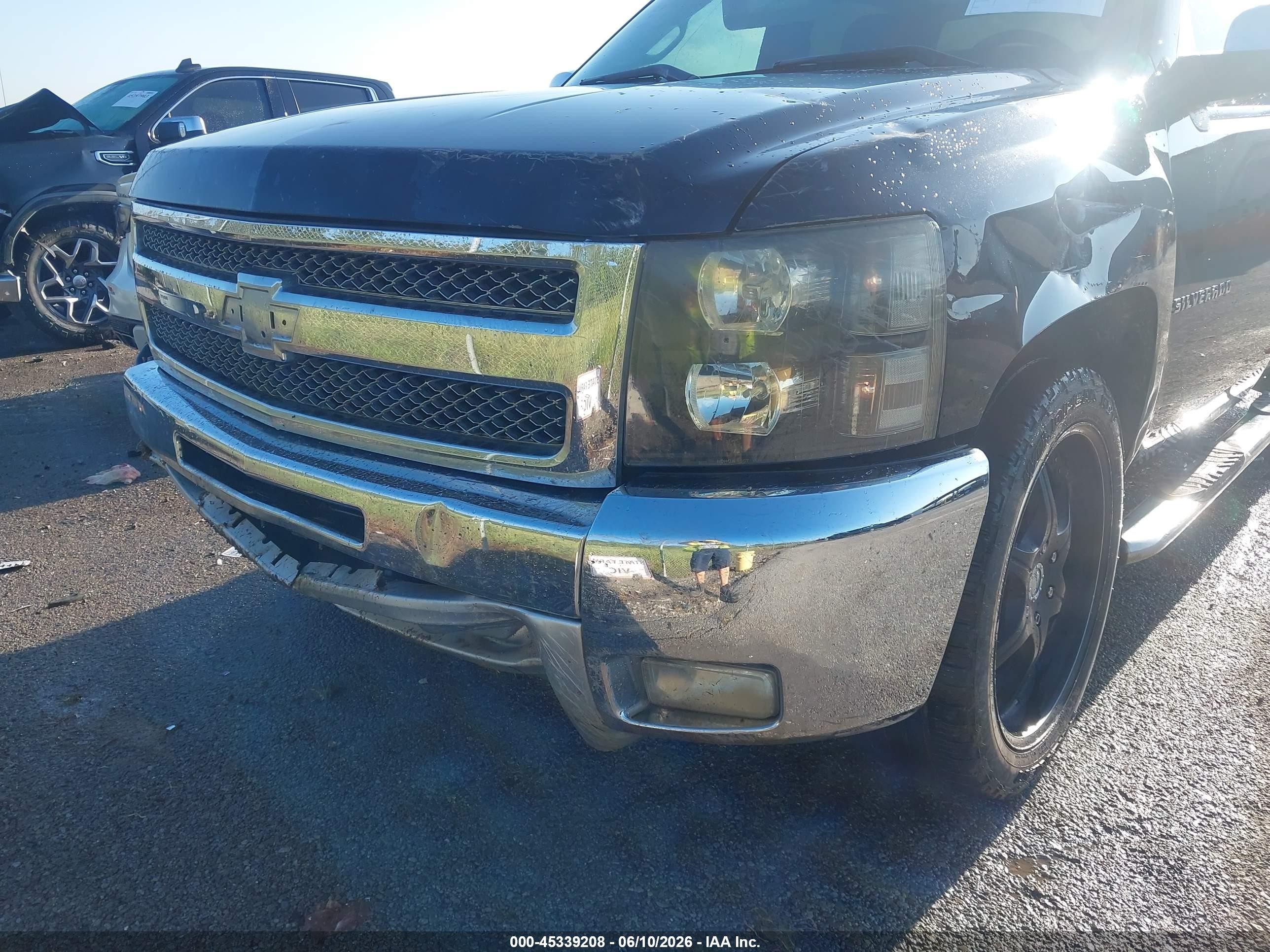 2013 Chevrolet Silverado 1500 Lt Black vin: 3GCPCSE01DG295685