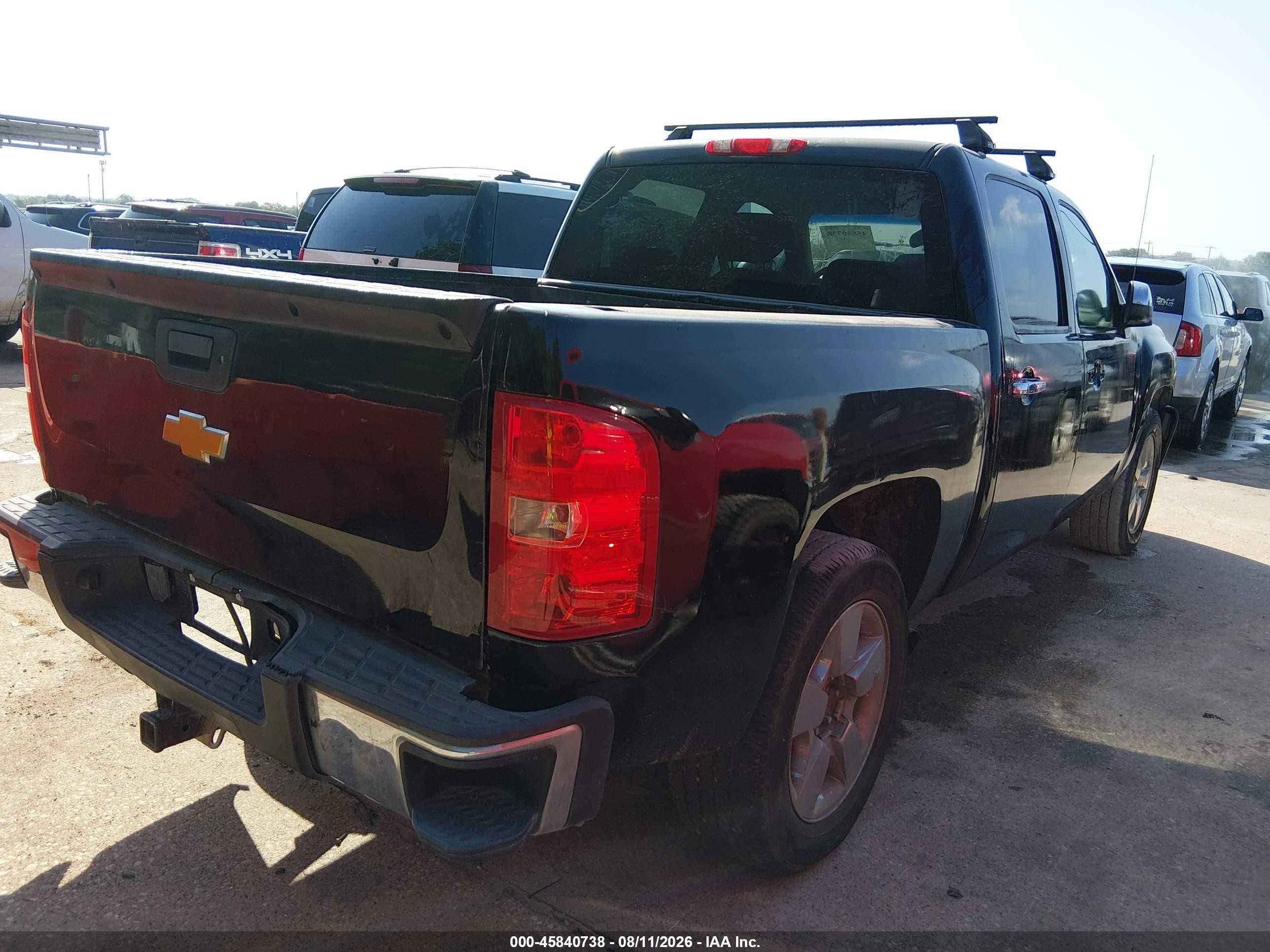 2011 Chevrolet Silverado 1500 Lt Black vin: 3GCPCSE02BG267908