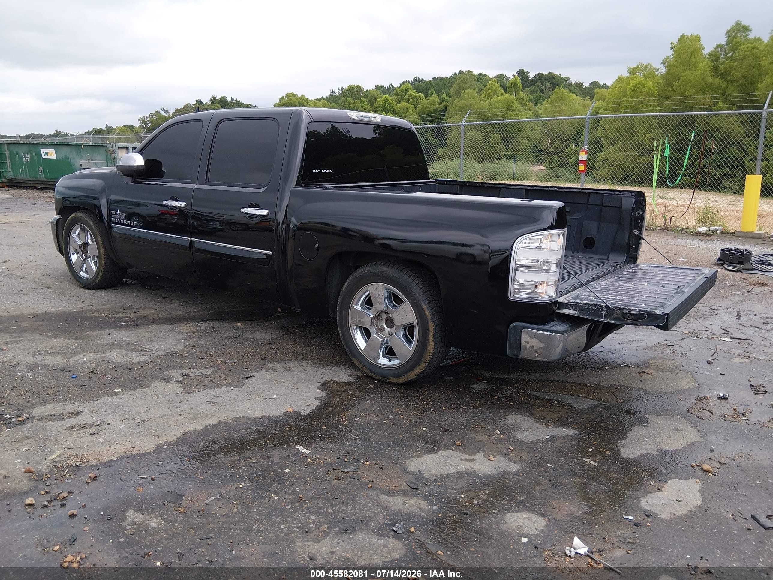 2011 Chevrolet Silverado 1500 Lt Black vin: 3GCPCSE02BG374327