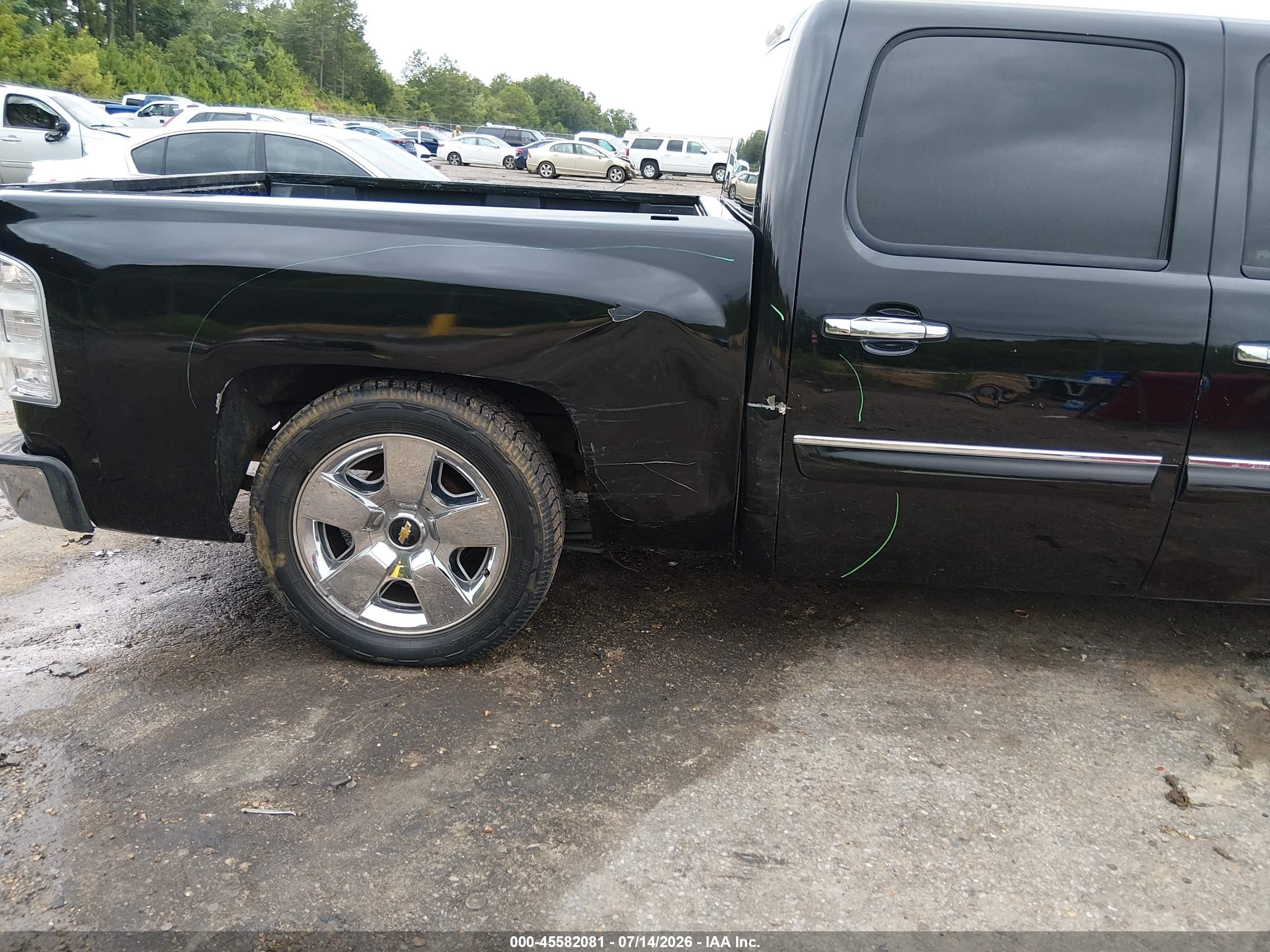 2011 Chevrolet Silverado 1500 Lt Black vin: 3GCPCSE02BG374327
