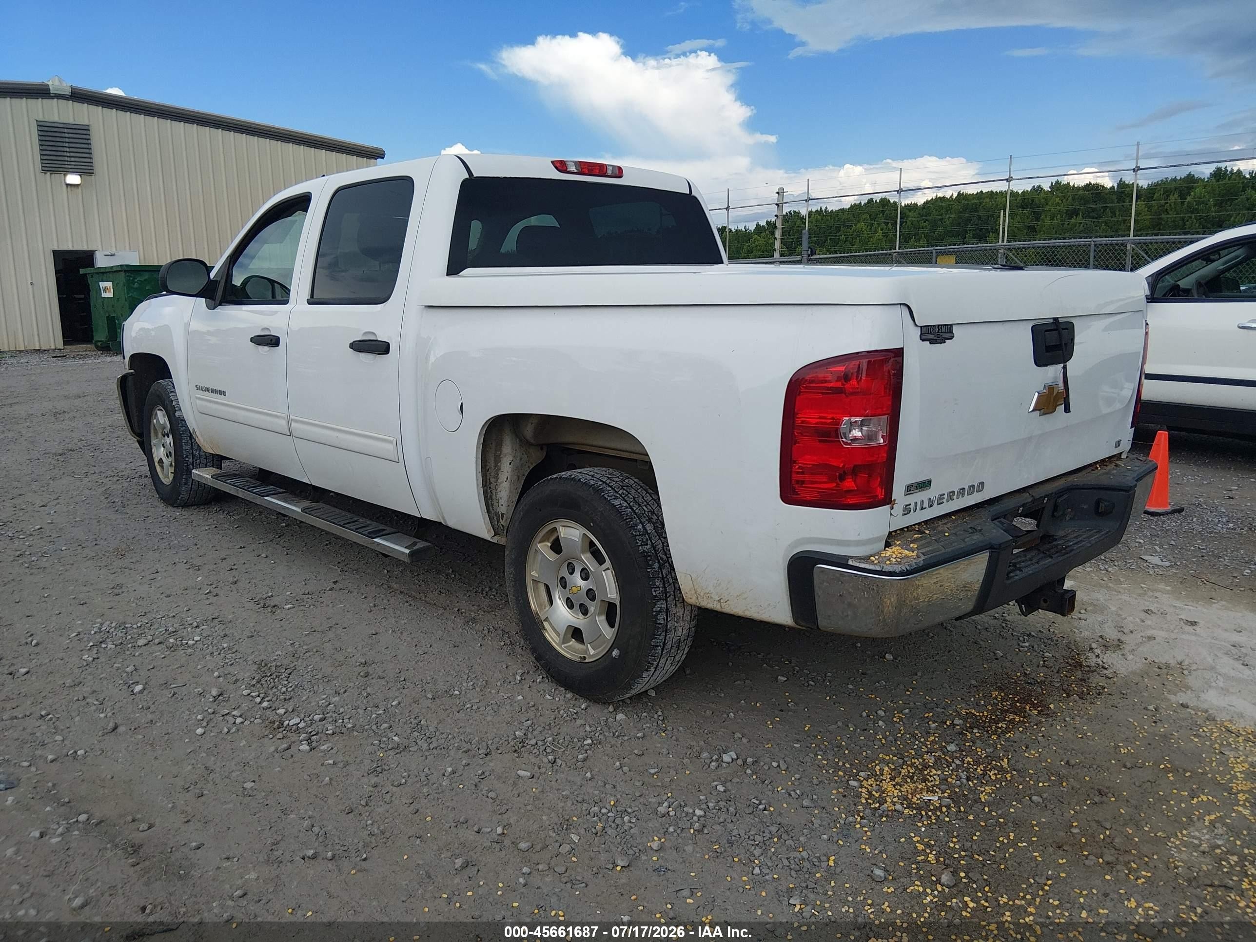 2012 Chevrolet Silverado 1500 Lt White vin: 3GCPCSE02CG109067