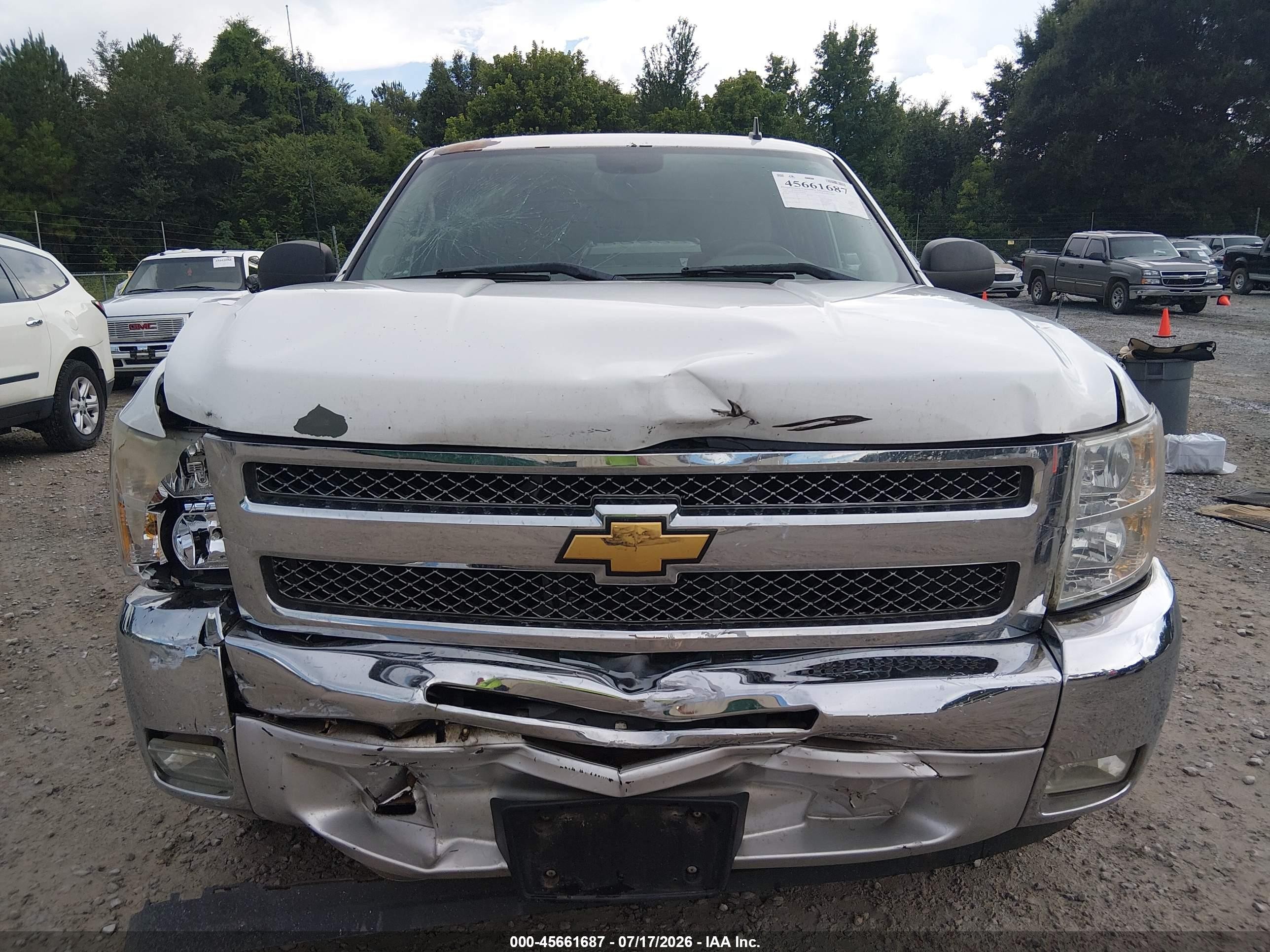 2012 Chevrolet Silverado 1500 Lt White vin: 3GCPCSE02CG109067