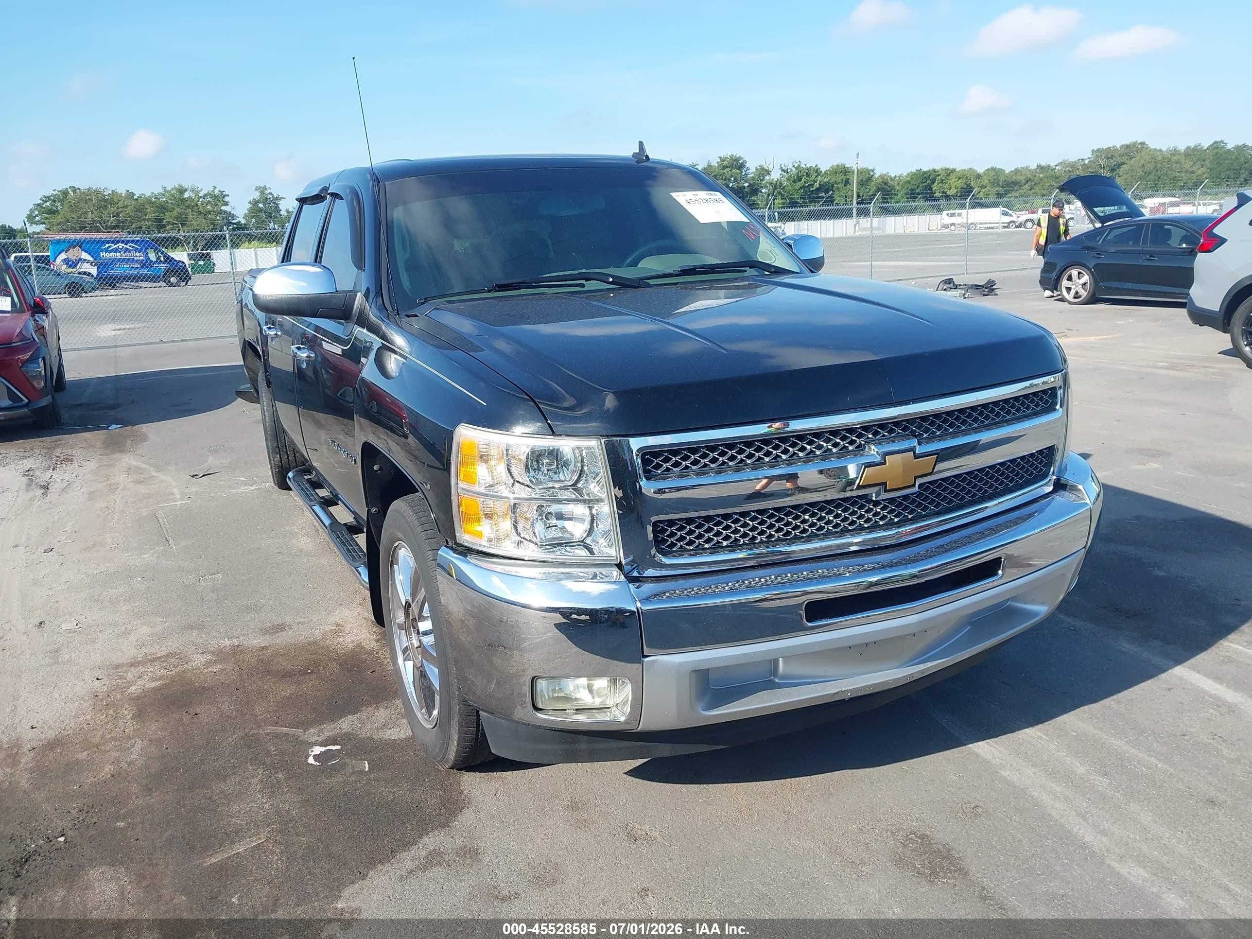 2012 Chevrolet Silverado 1500 Lt Black vin: 3GCPCSE02CG123373