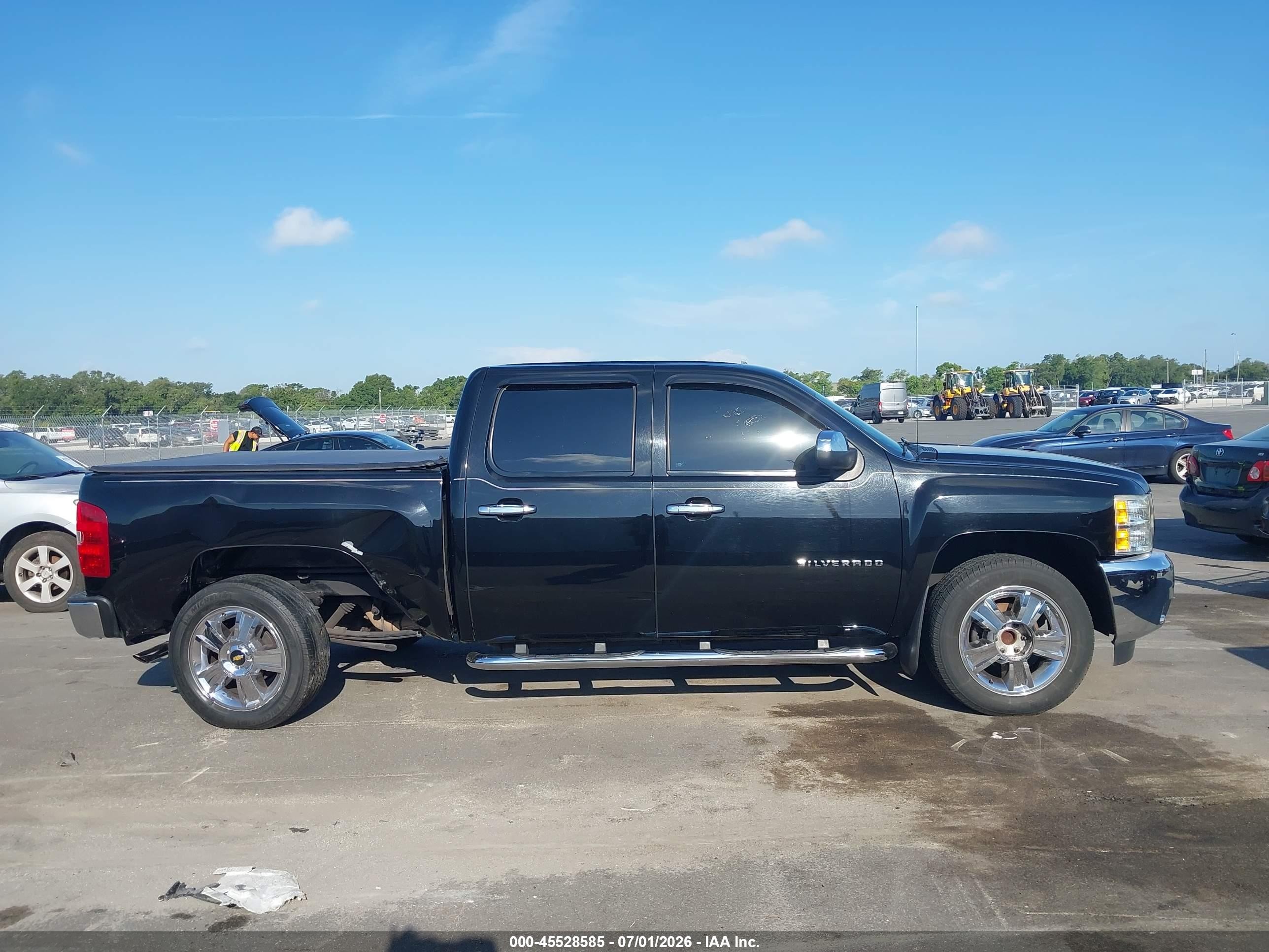 2012 Chevrolet Silverado 1500 Lt Black vin: 3GCPCSE02CG123373