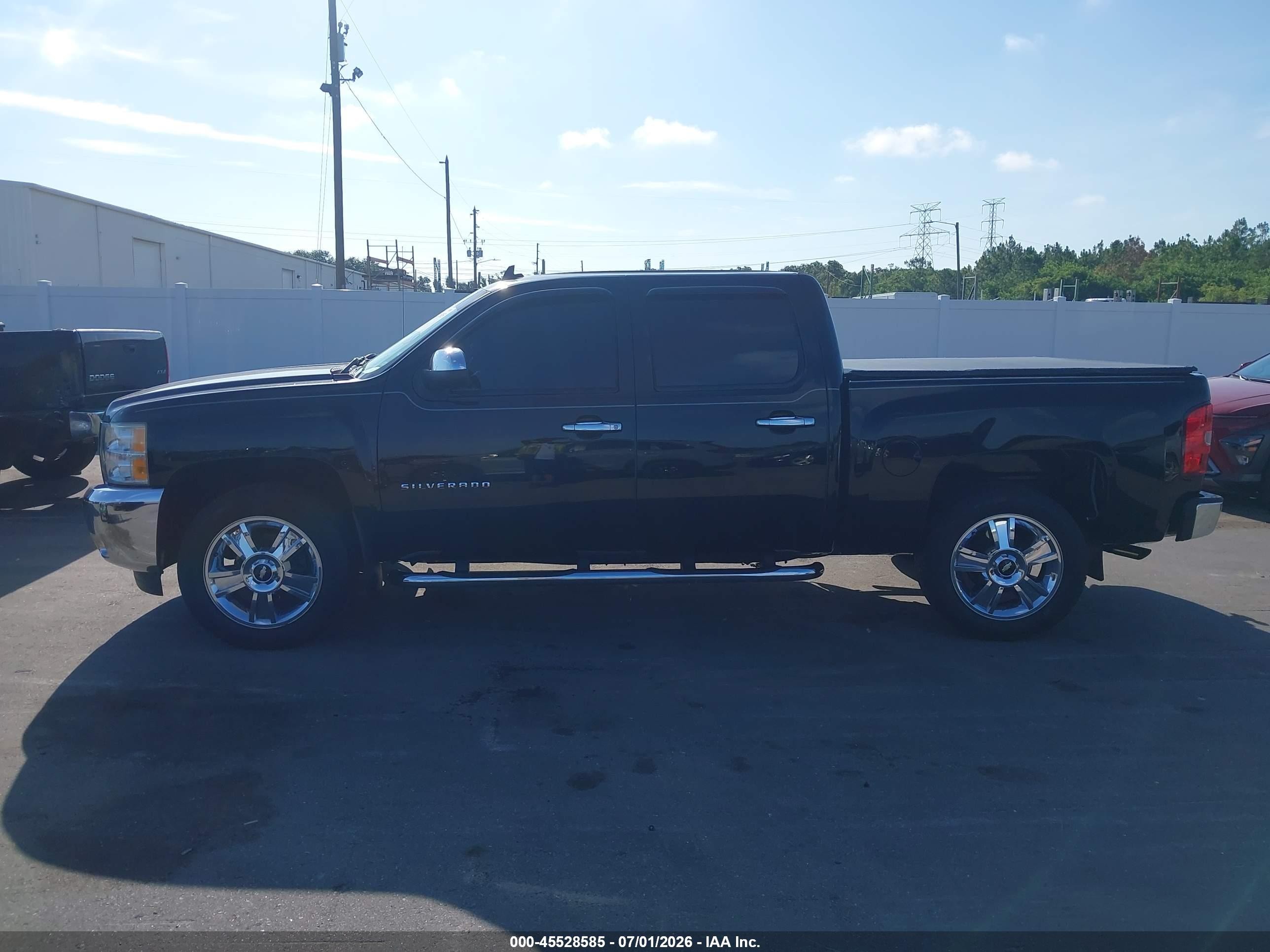 2012 Chevrolet Silverado 1500 Lt Black vin: 3GCPCSE02CG123373