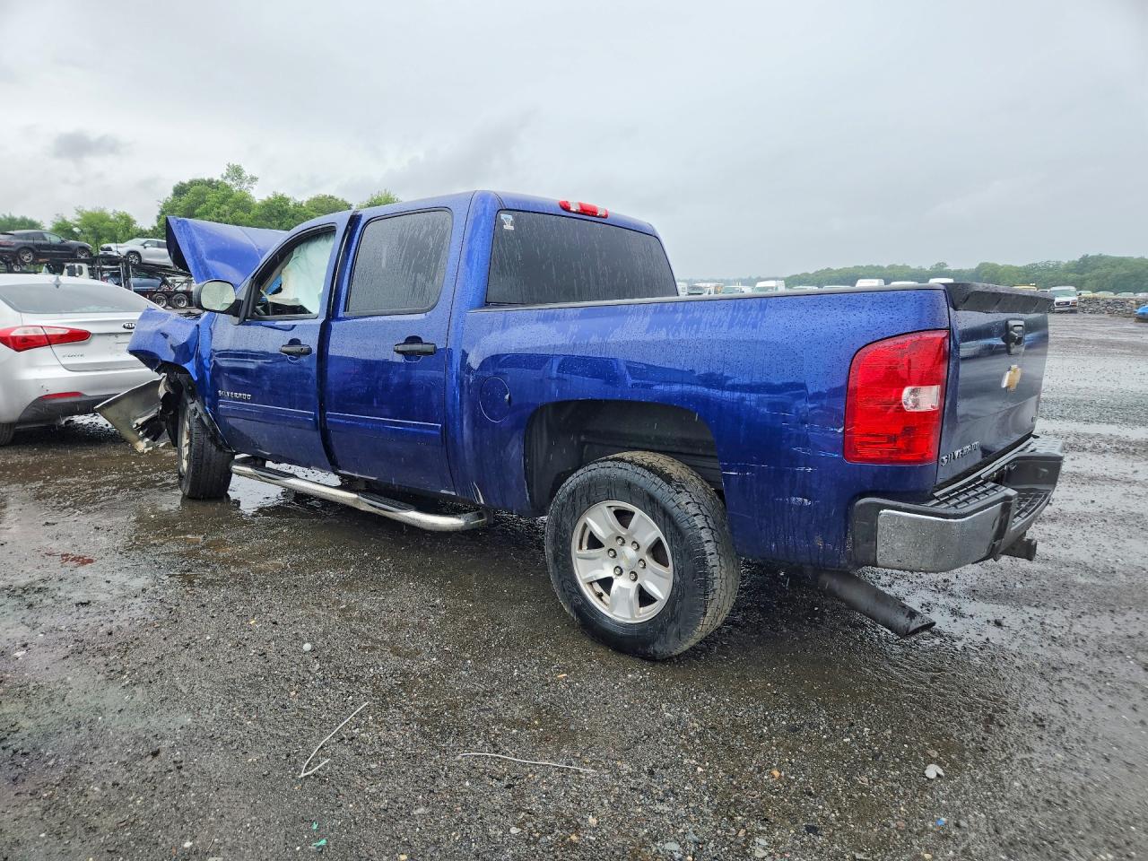 2013 Chevrolet Silverado C1500 Lt Blue vin: 3GCPCSE02DG183901