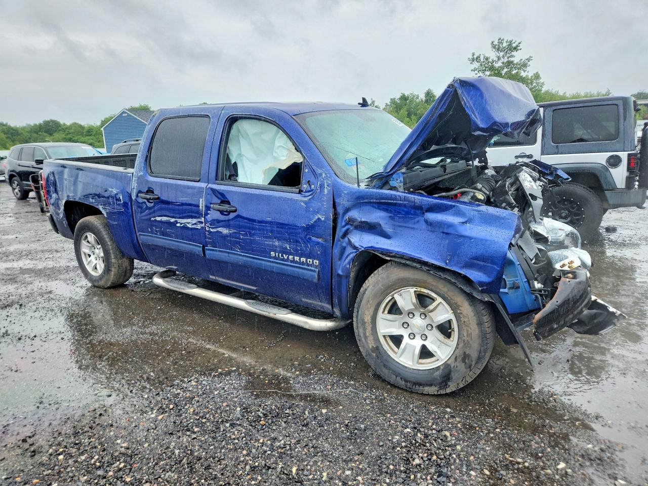 2013 Chevrolet Silverado C1500 Lt Blue vin: 3GCPCSE02DG183901