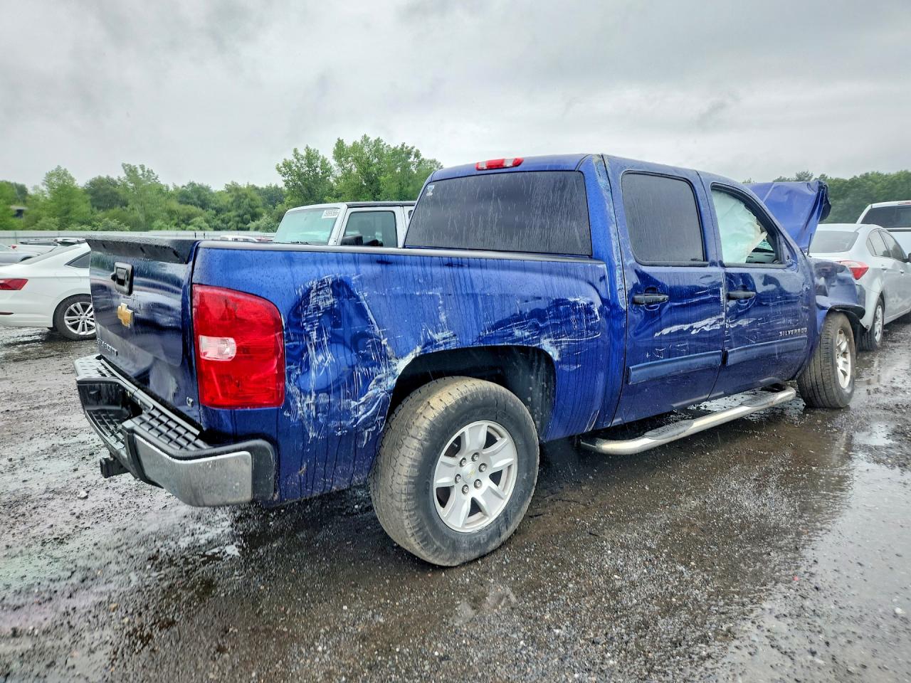 2013 Chevrolet Silverado C1500 Lt Blue vin: 3GCPCSE02DG183901