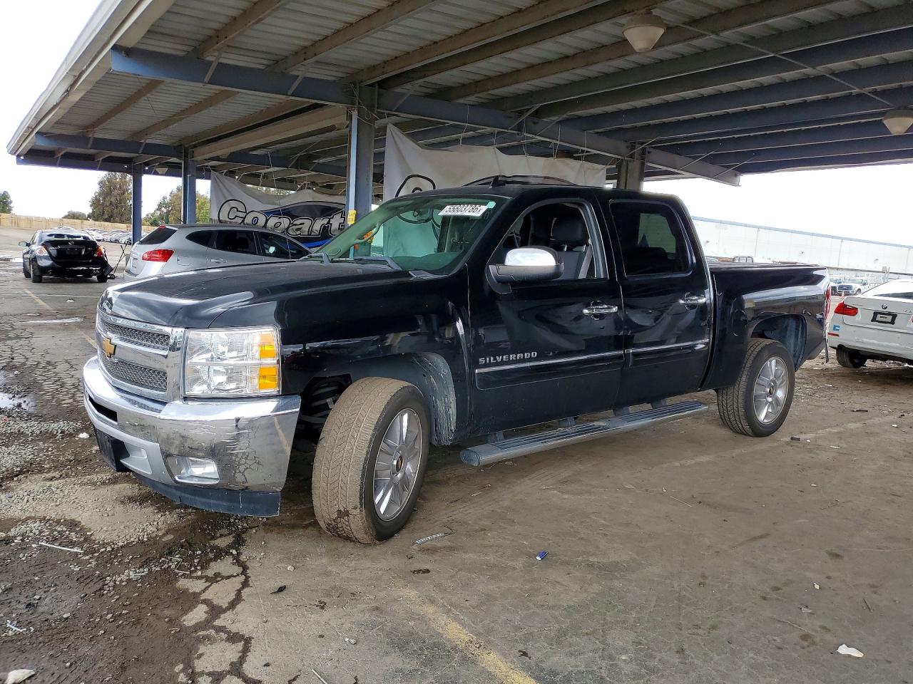 2013 Chevrolet Silverado C1500 Lt Black vin: 3GCPCSE02DG186376