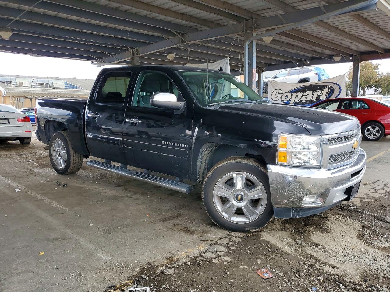 2013 Chevrolet Silverado C1500 Lt Black vin: 3GCPCSE02DG186376