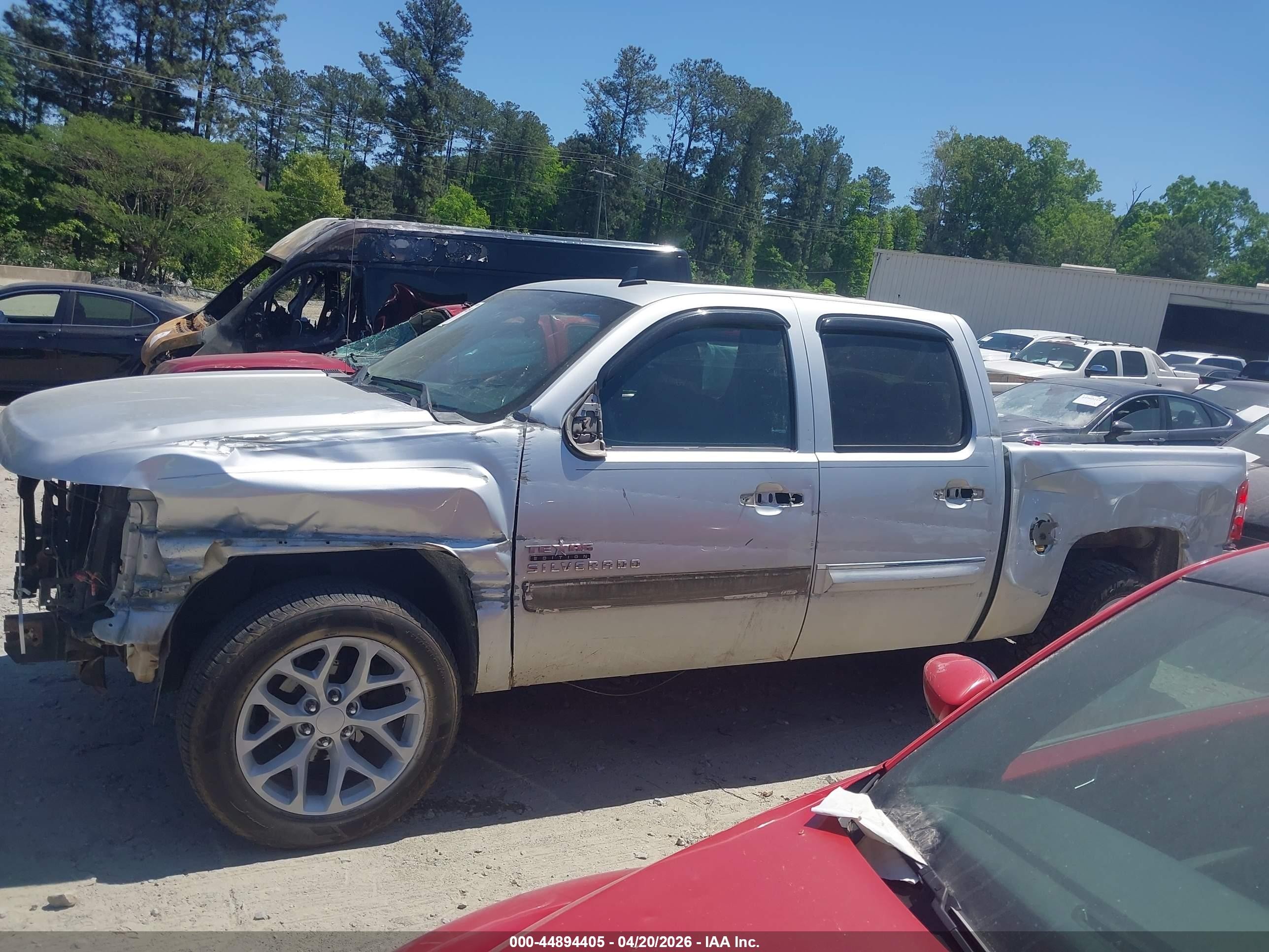 2013 Chevrolet Silverado 1500 Lt Silver vin: 3GCPCSE02DG324272