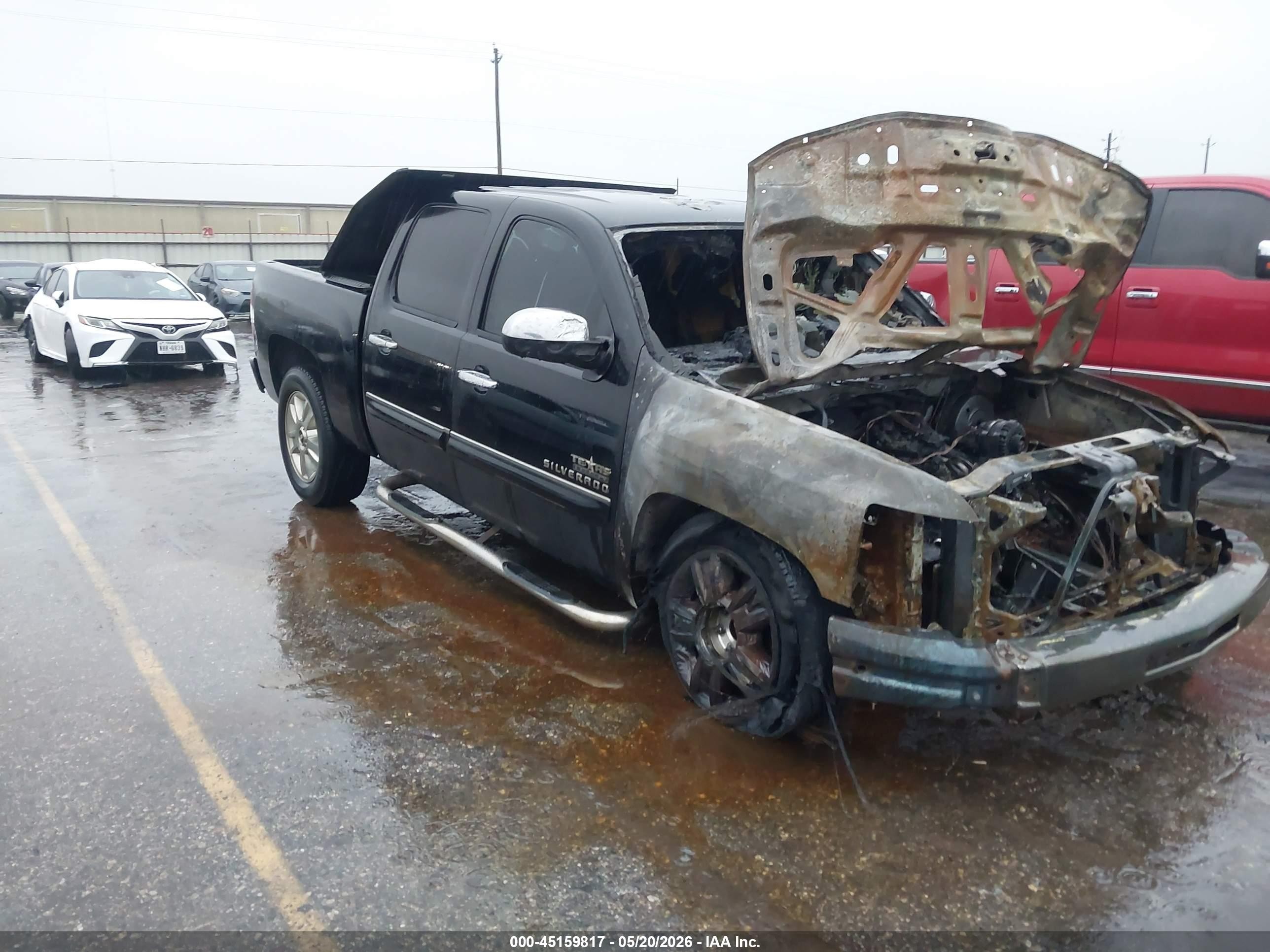 2013 Chevrolet Silverado 1500 Lt Black vin: 3GCPCSE02DG369843