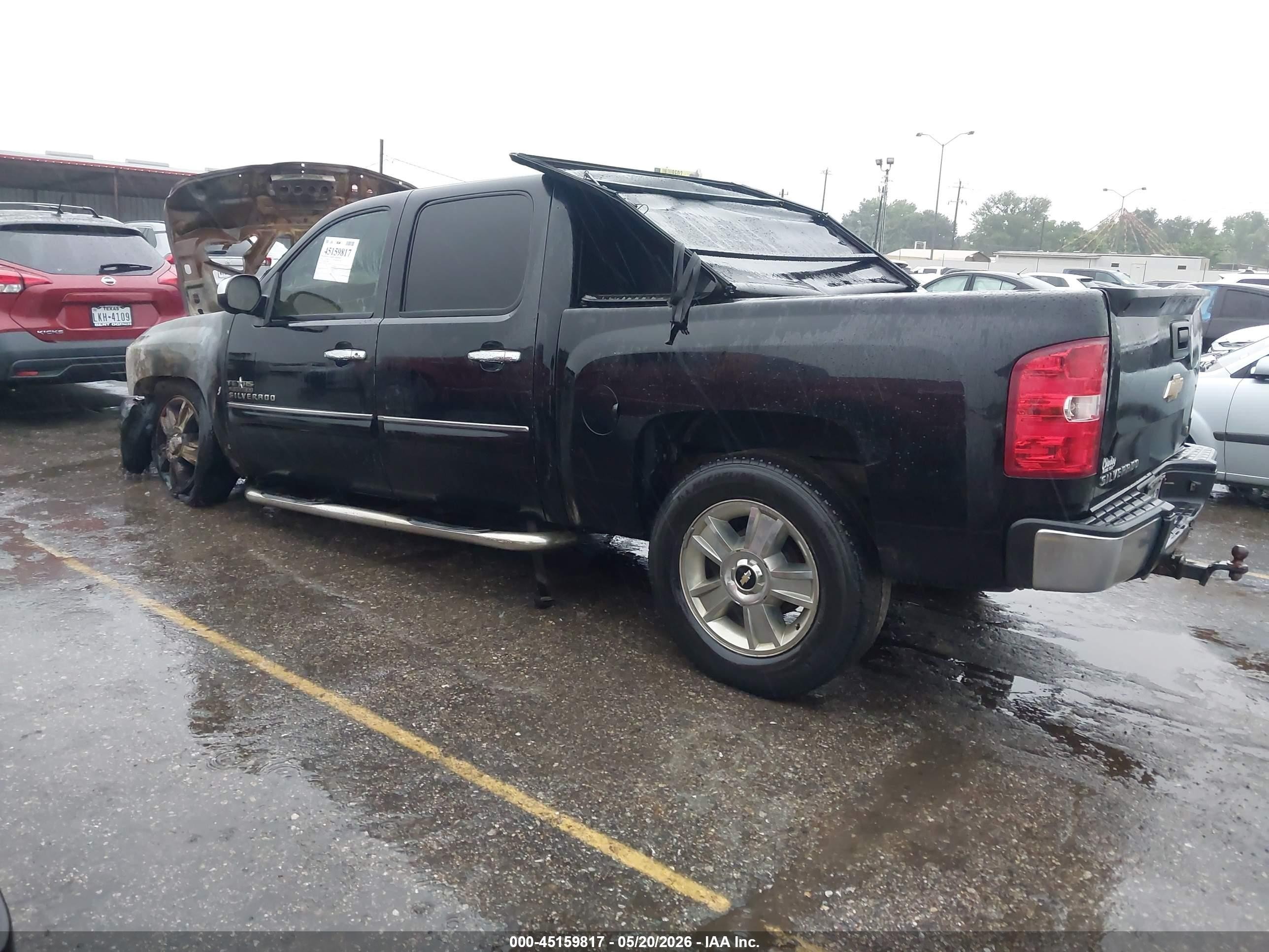 2013 Chevrolet Silverado 1500 Lt Black vin: 3GCPCSE02DG369843