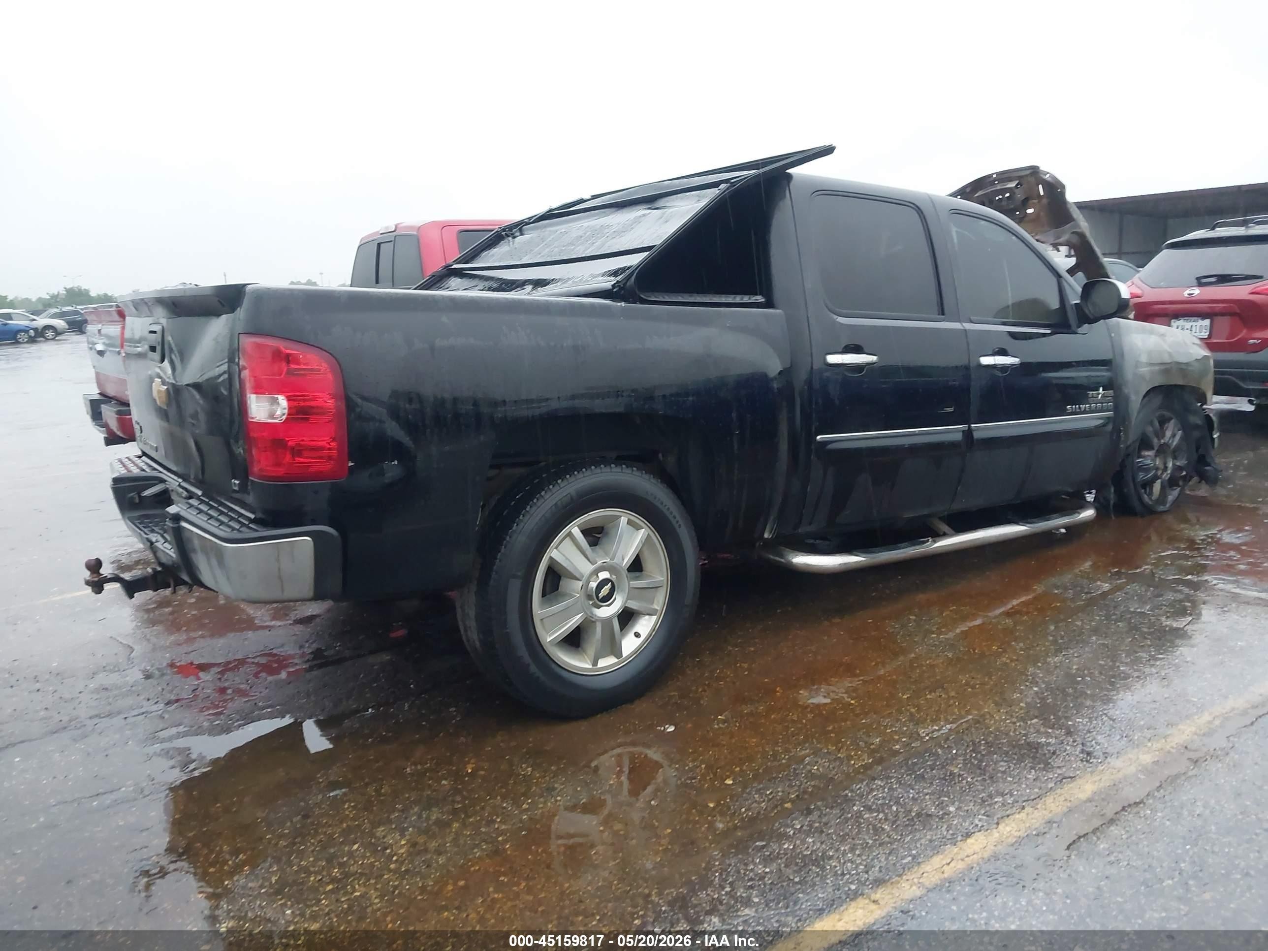 2013 Chevrolet Silverado 1500 Lt Black vin: 3GCPCSE02DG369843