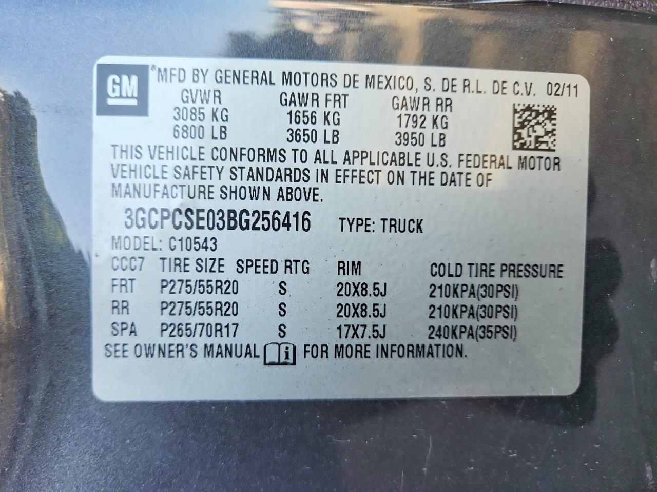 2011 Chevrolet Silverado C1500 Lt Gray vin: 3GCPCSE03BG256416
