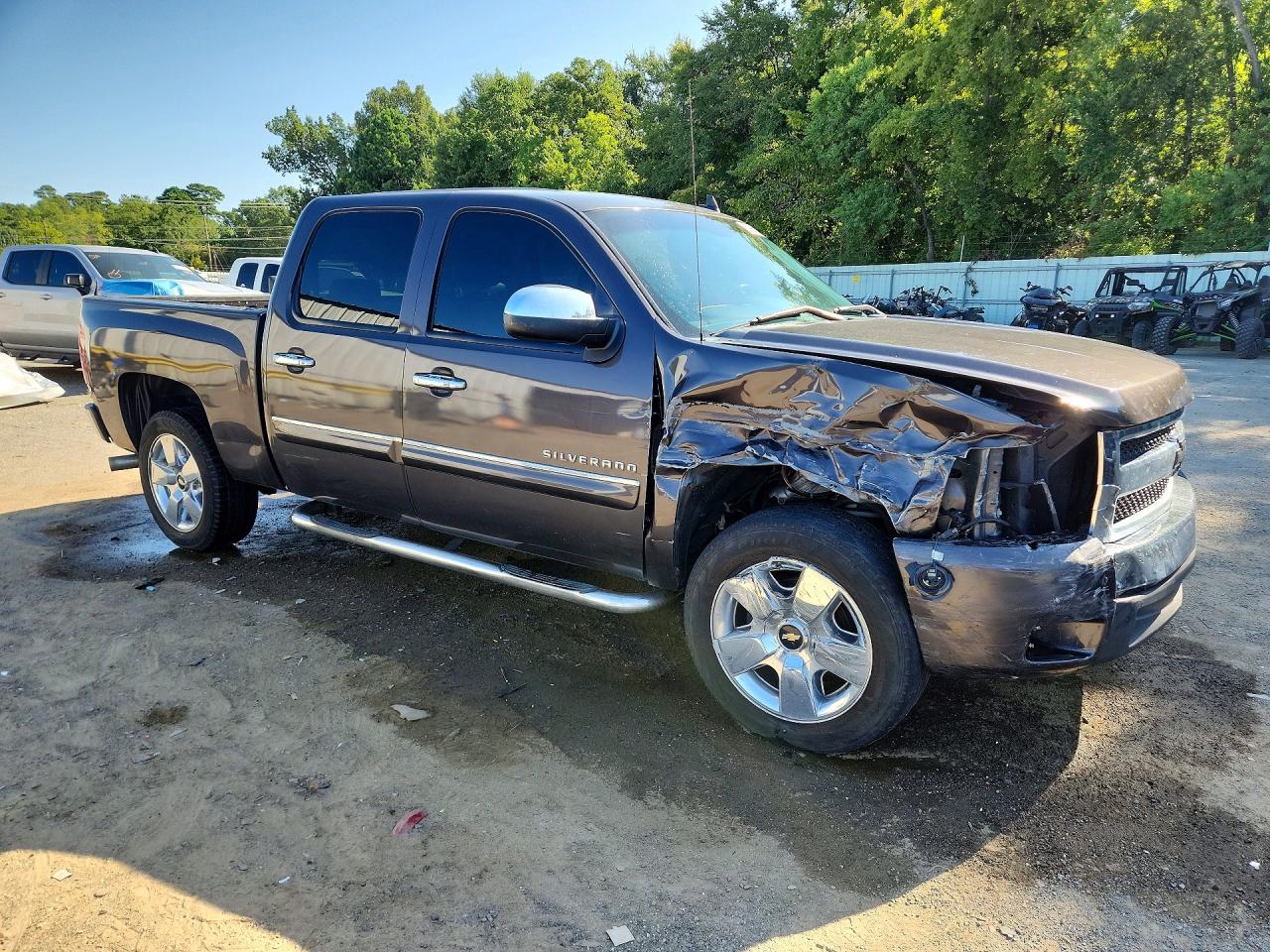 2011 Chevrolet Silverado C1500 Lt Gray vin: 3GCPCSE03BG256416