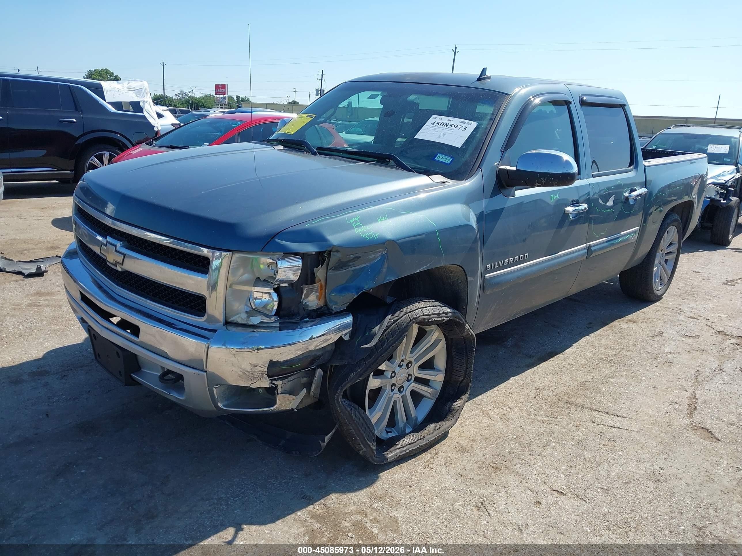 2011 Chevrolet Silverado 1500 Lt Light Blue vin: 3GCPCSE03BG359304
