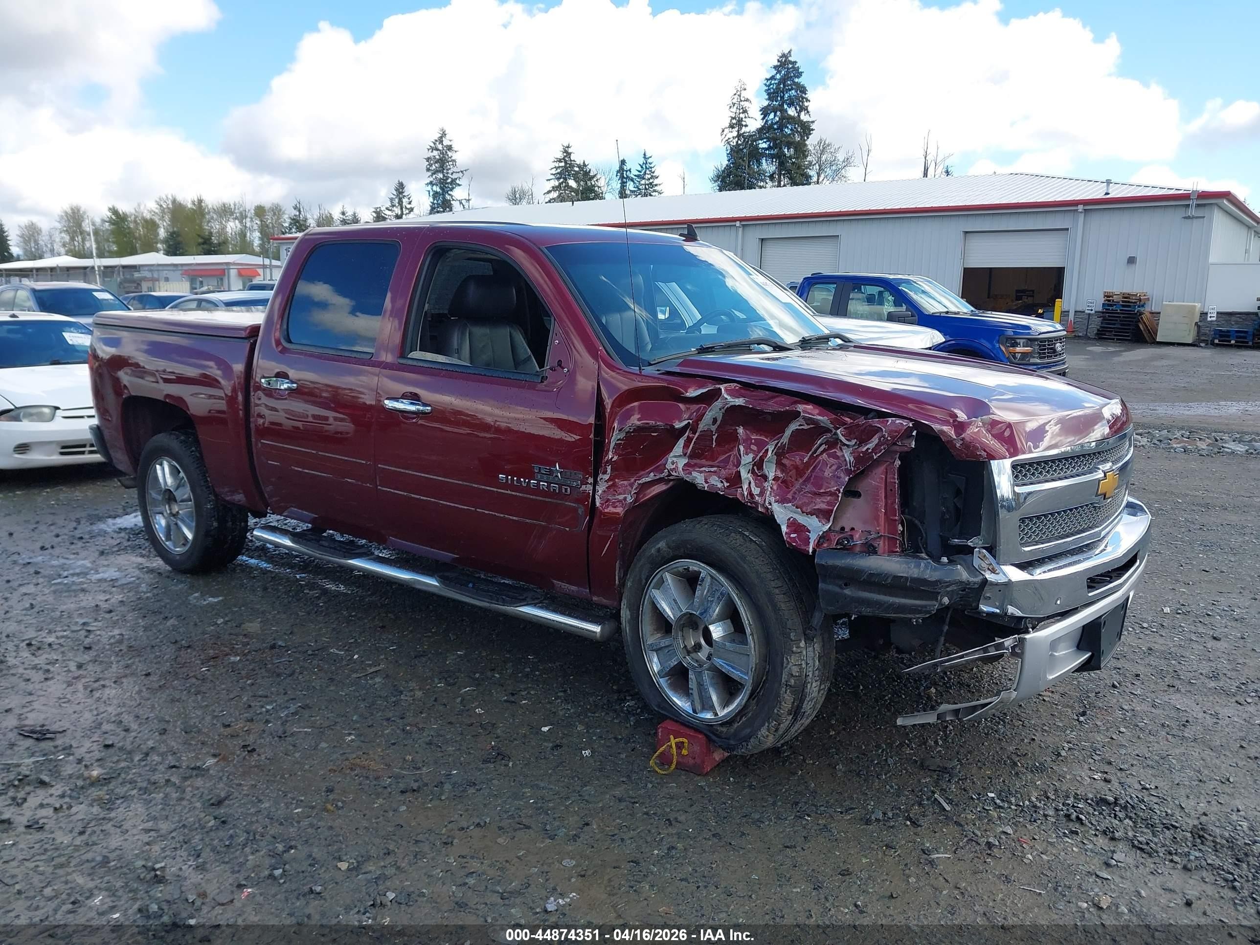 2013 Chevrolet Silverado 1500 Lt Red vin: 3GCPCSE03DG129376
