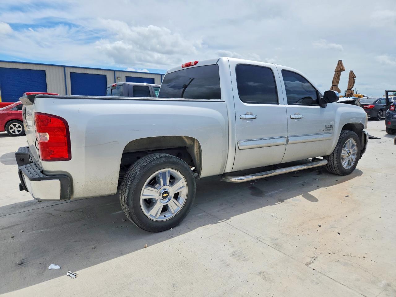 2013 Chevrolet Silverado C1500 Lt Silver vin: 3GCPCSE03DG135047