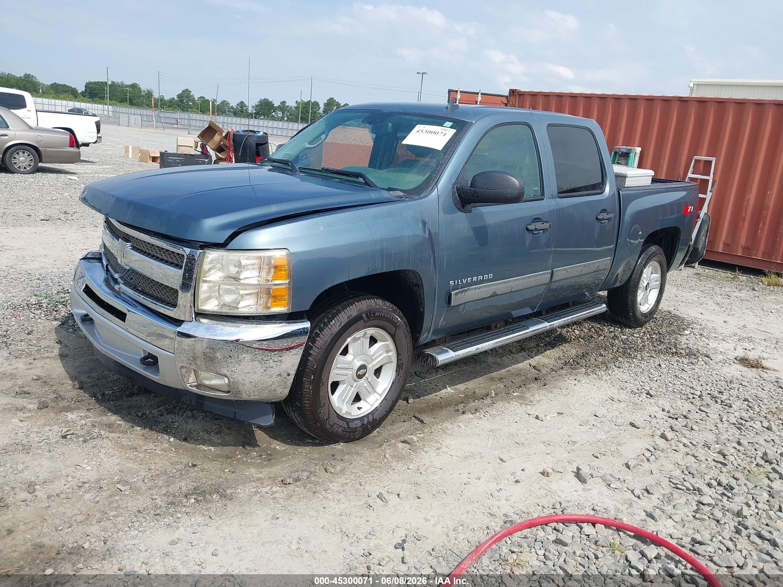 2013 Chevrolet Silverado 1500 Lt Blue vin: 3GCPCSE03DG287958