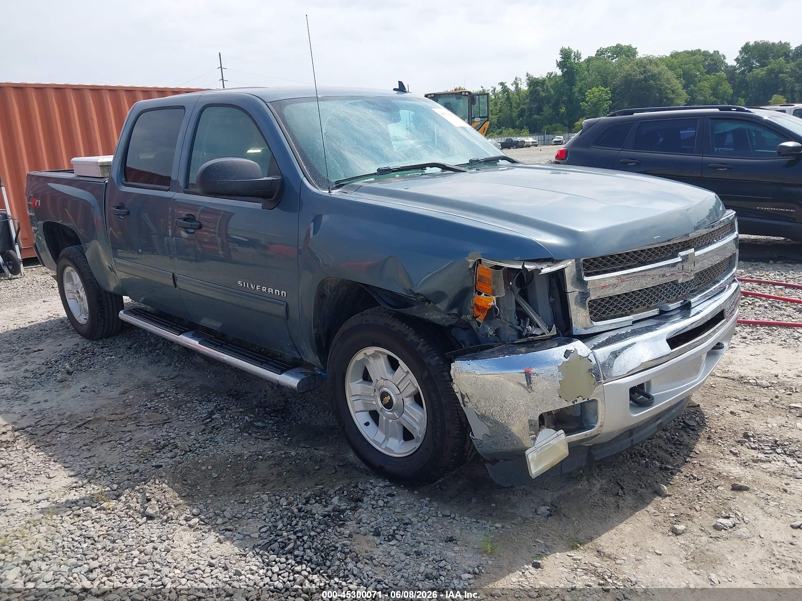 2013 Chevrolet Silverado 1500 Lt Blue vin: 3GCPCSE03DG287958