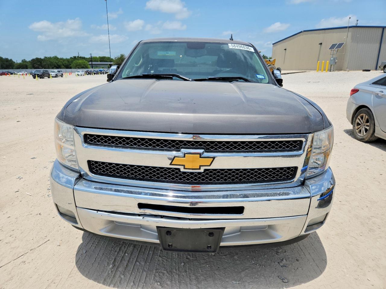 2013 Chevrolet Silverado C1500 Lt Gray vin: 3GCPCSE03DG323924