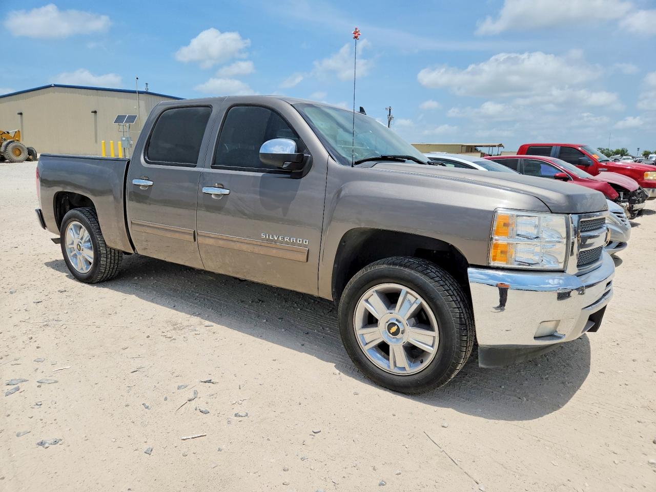 2013 Chevrolet Silverado C1500 Lt Gray vin: 3GCPCSE03DG323924