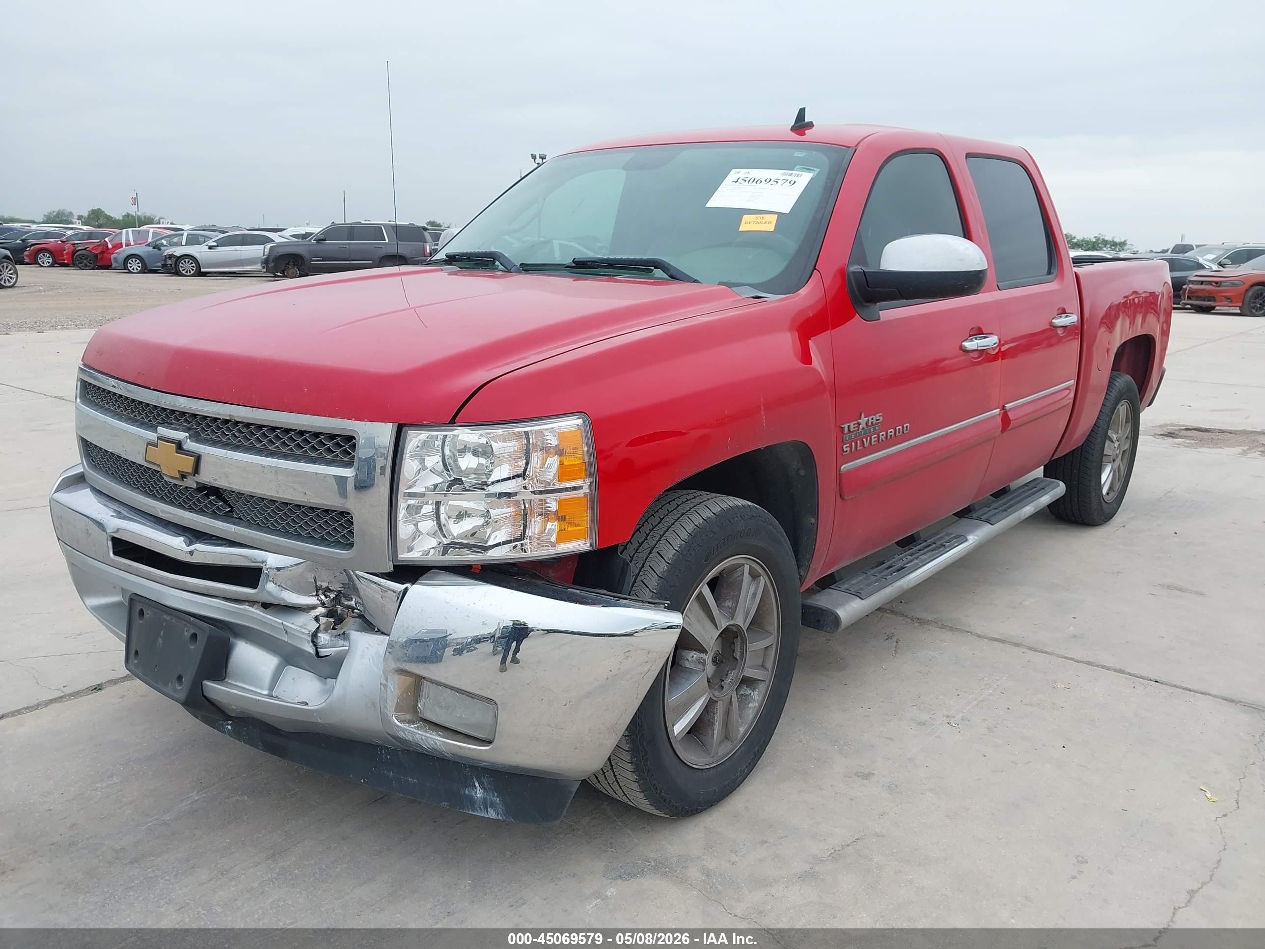 2012 Chevrolet Silverado 1500 Lt Red vin: 3GCPCSE04CG133435