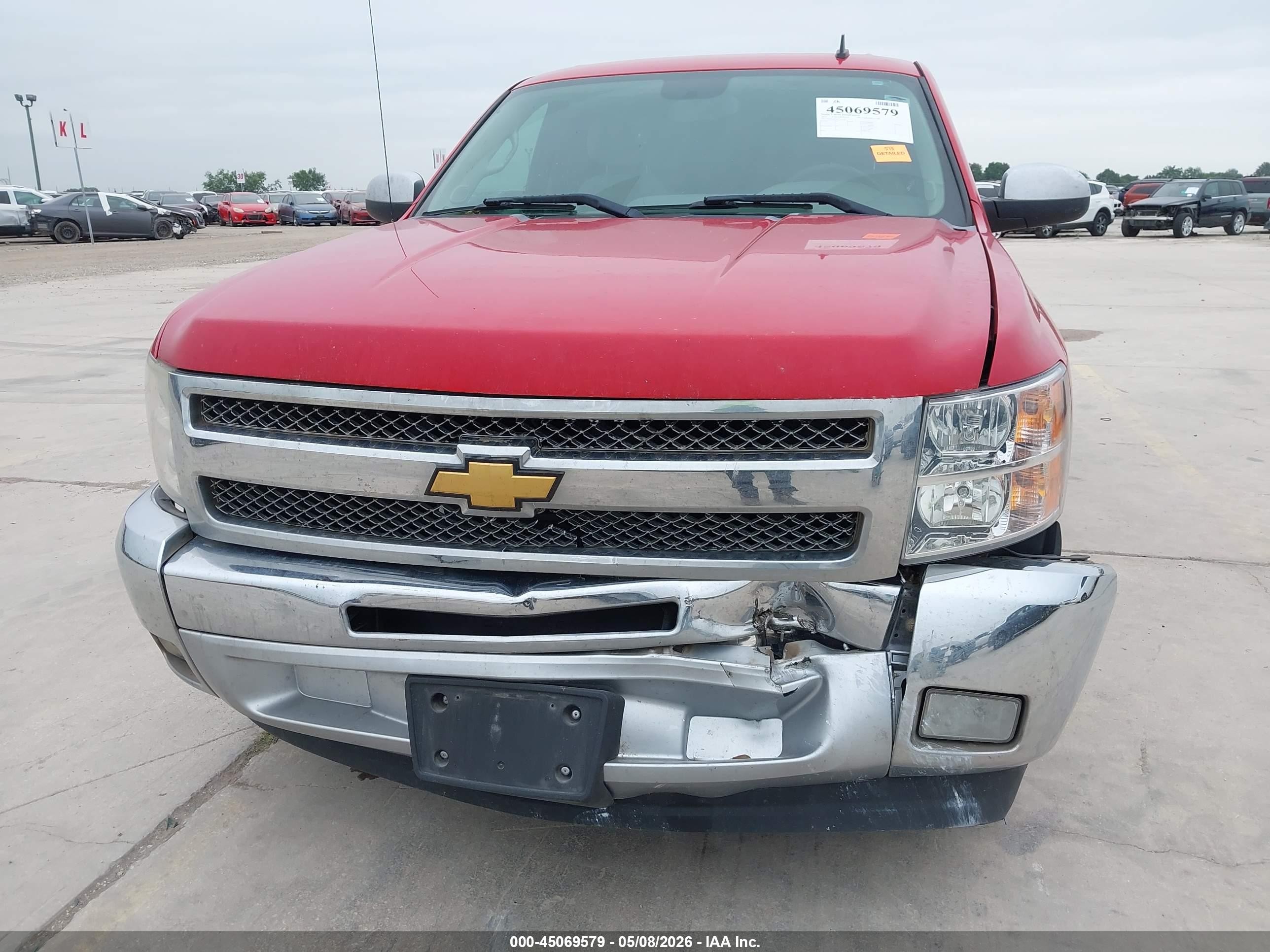 2012 Chevrolet Silverado 1500 Lt Red vin: 3GCPCSE04CG133435