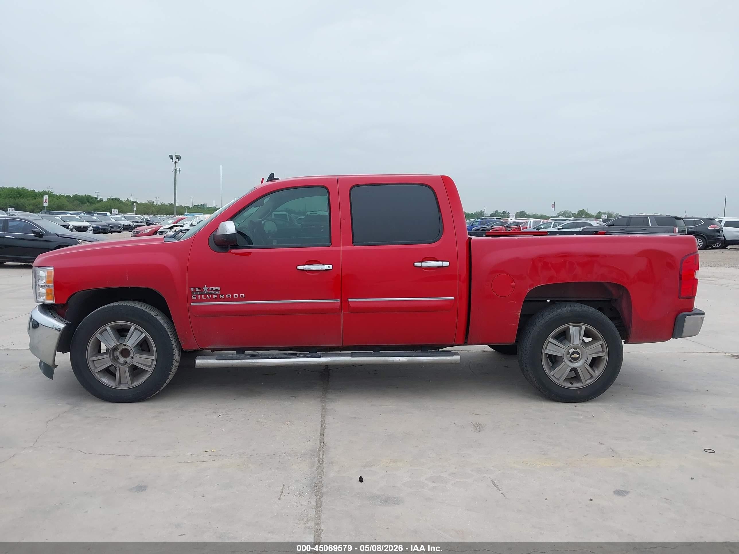 2012 Chevrolet Silverado 1500 Lt Red vin: 3GCPCSE04CG133435