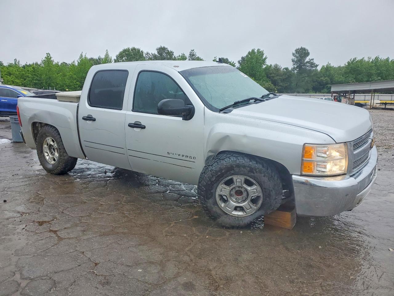 2012 Chevrolet Silverado C1500 Lt Silver vin: 3GCPCSE04CG292214