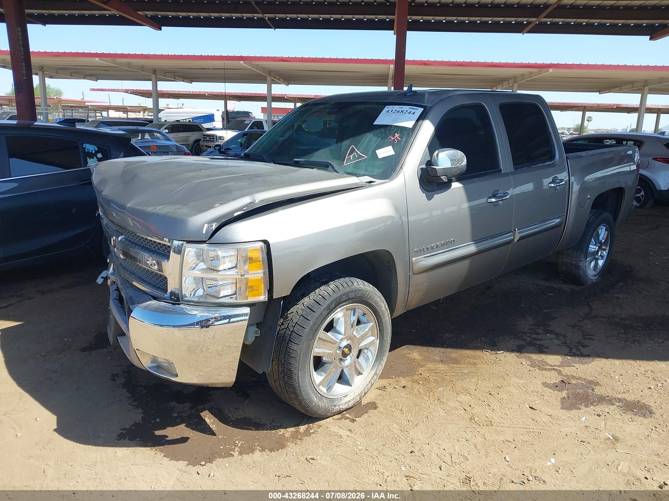 2013 Chevrolet Silverado 1500 Lt Коричневый vin: 3GCPCSE04DG156392