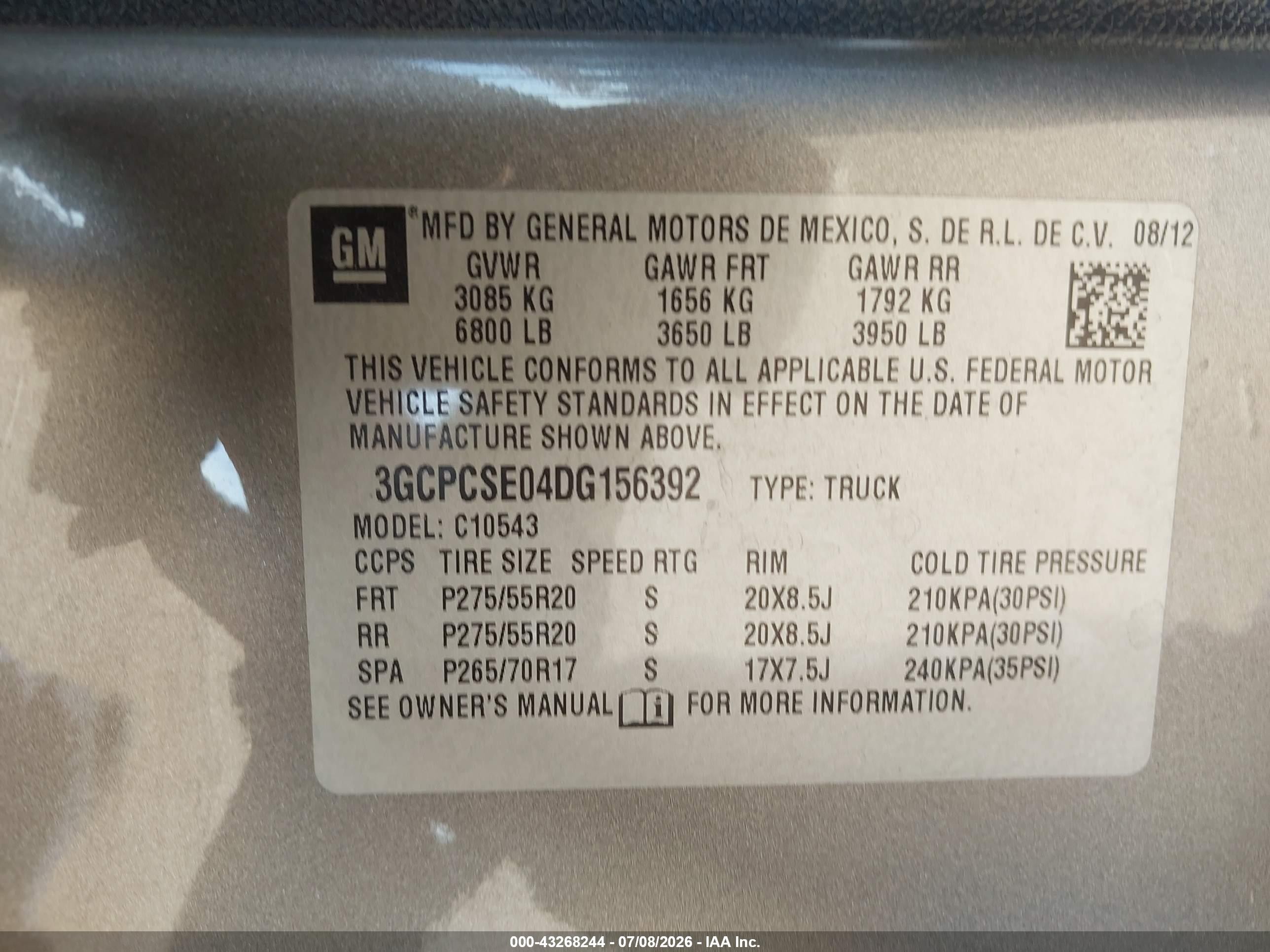 2013 Chevrolet Silverado 1500 Lt Коричневый vin: 3GCPCSE04DG156392
