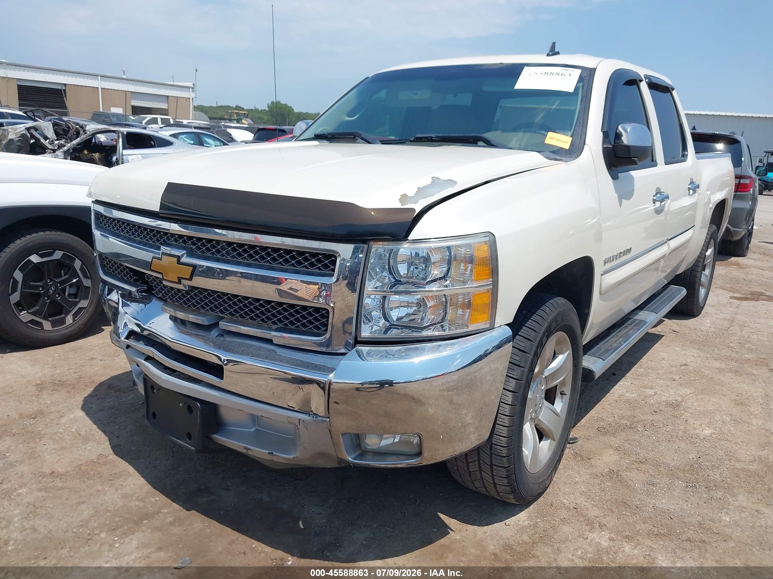 2013 Chevrolet Silverado 1500 Lt White vin: 3GCPCSE04DG184628