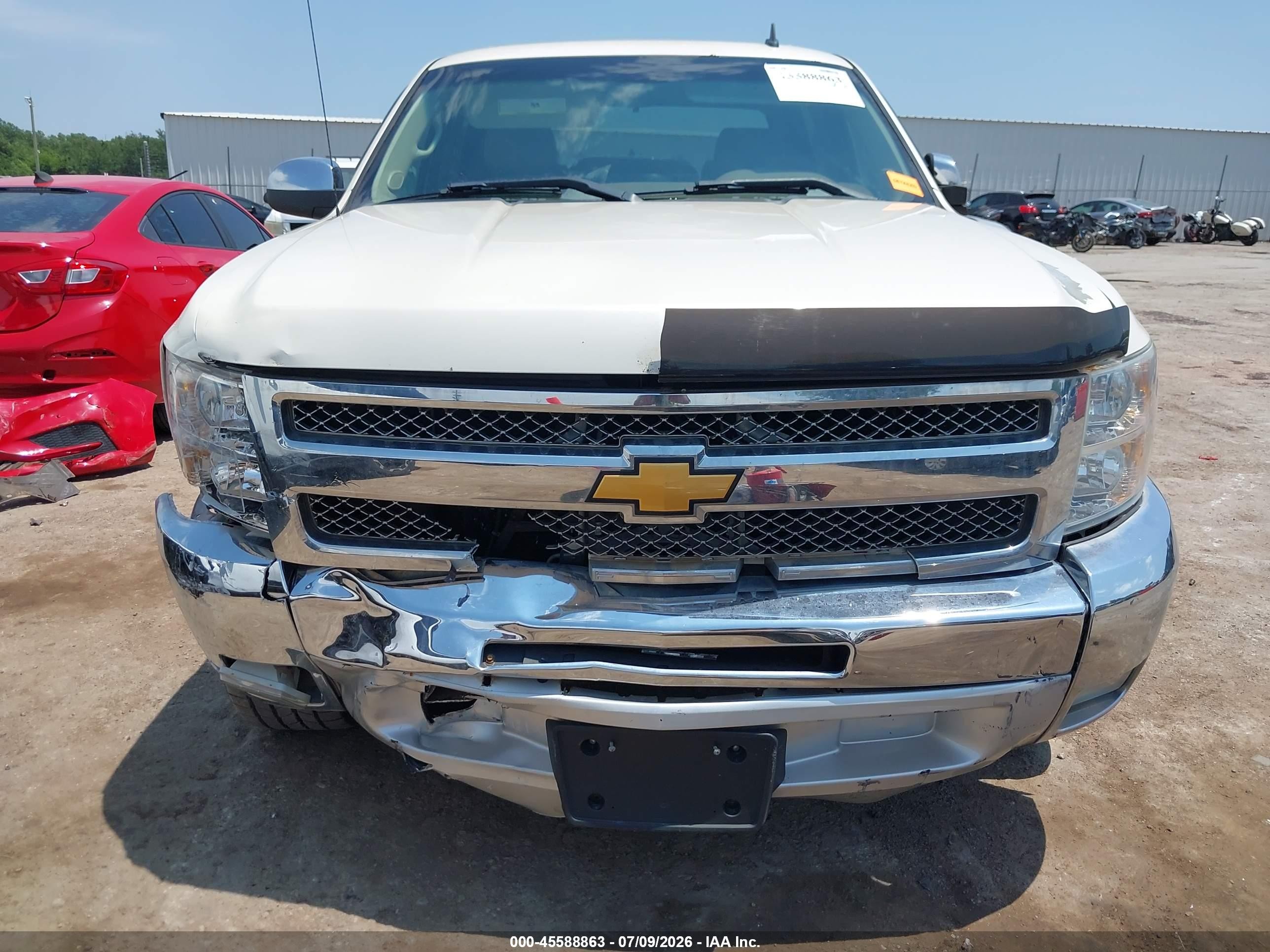 2013 Chevrolet Silverado 1500 Lt White vin: 3GCPCSE04DG184628