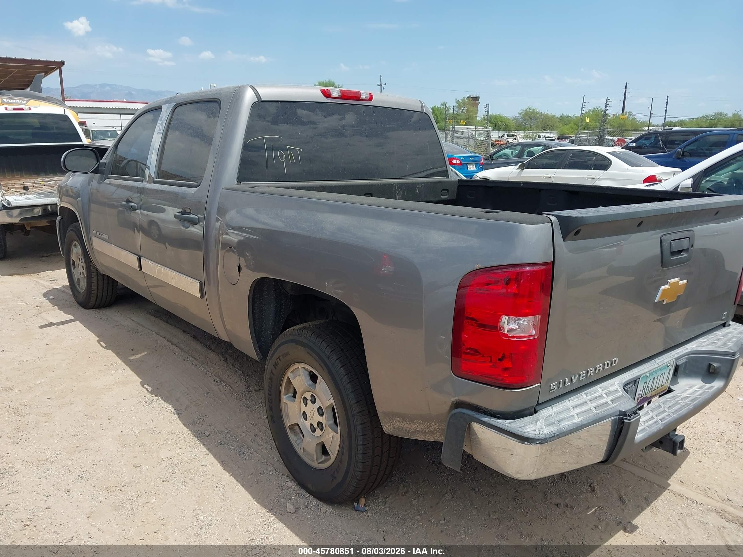 2013 Chevrolet Silverado 1500 Lt Gray vin: 3GCPCSE04DG299813