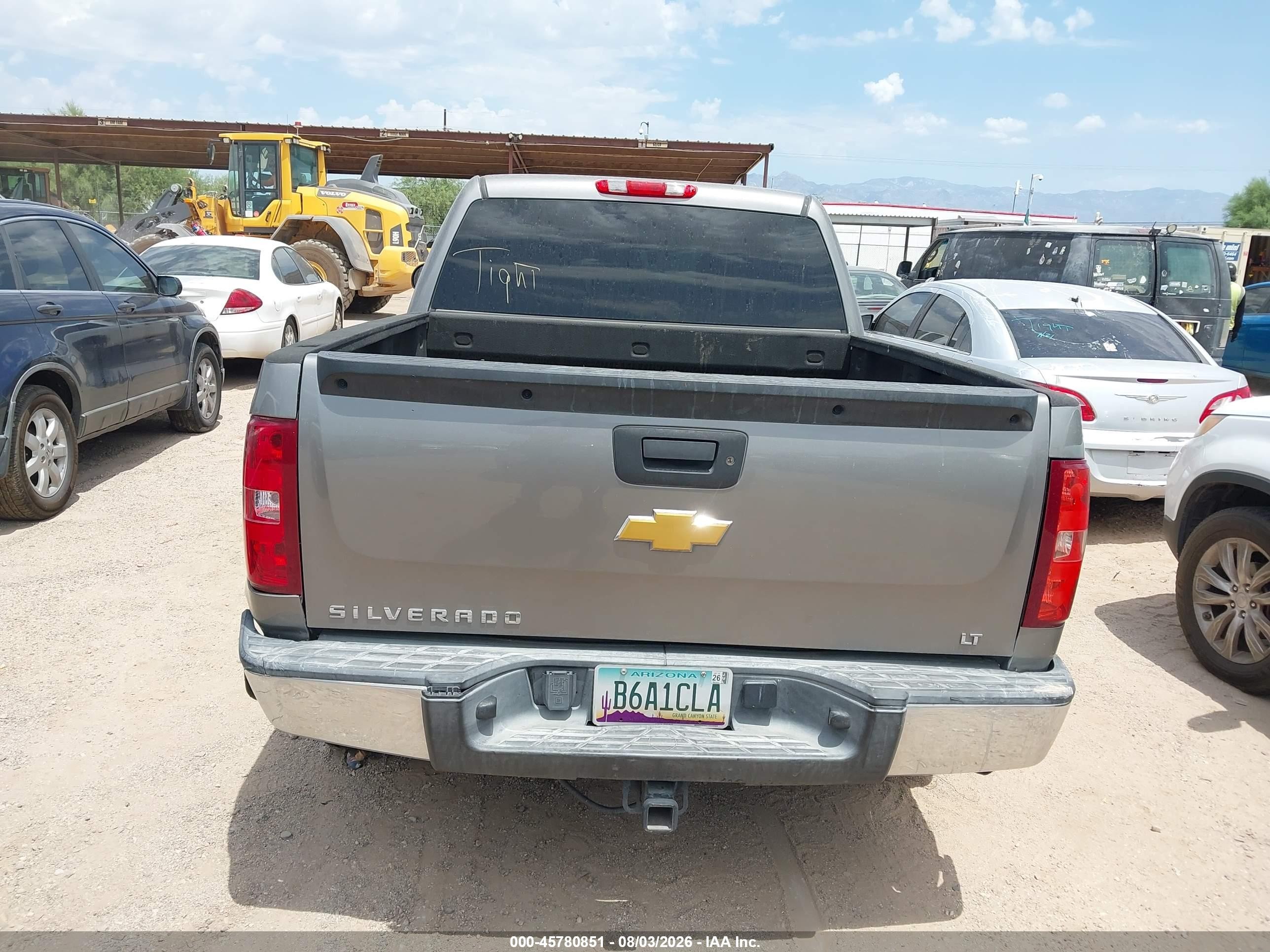 2013 Chevrolet Silverado 1500 Lt Gray vin: 3GCPCSE04DG299813