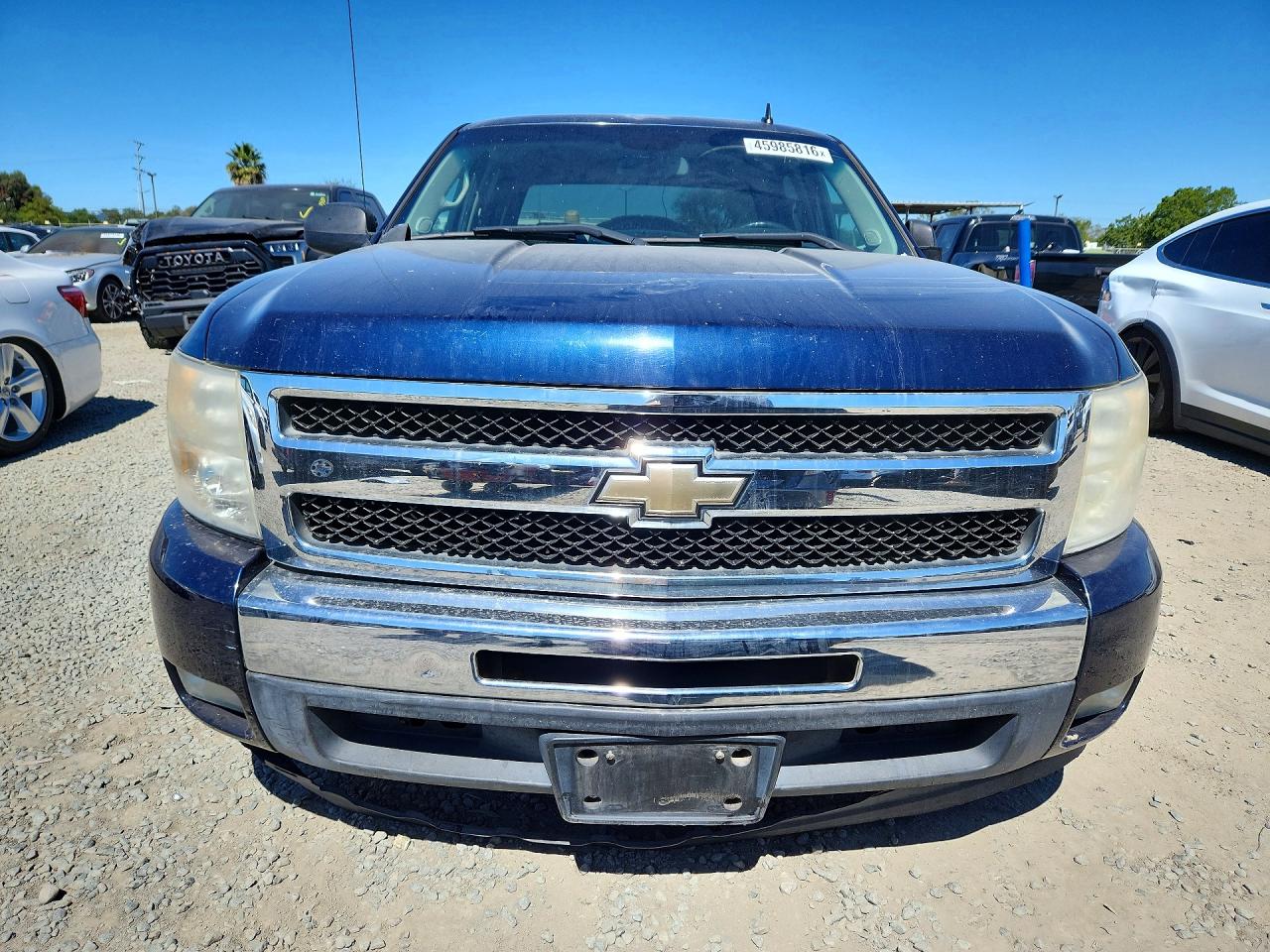 2011 Chevrolet Silverado C1500 Lt Blue vin: 3GCPCSE05BG259799
