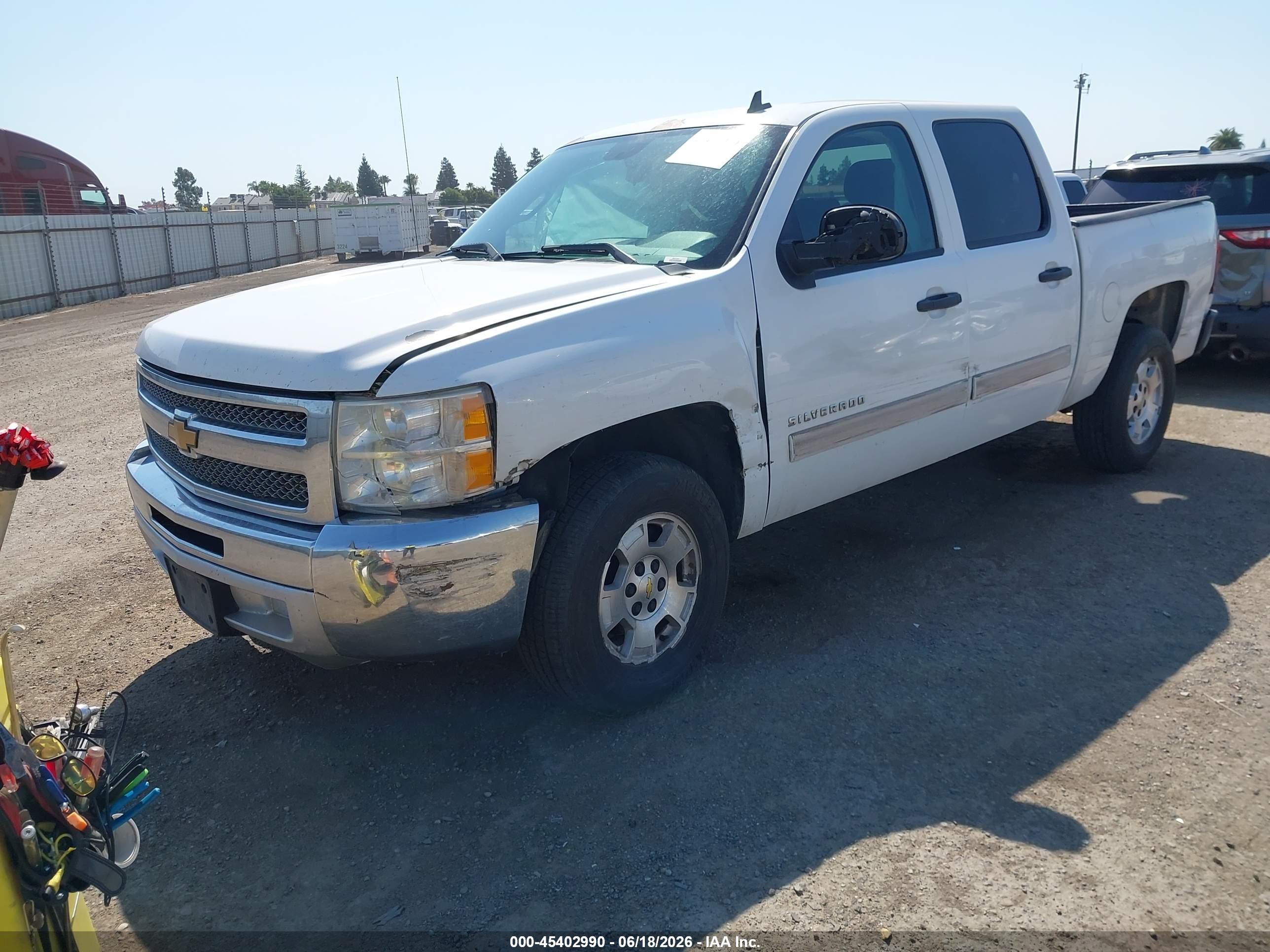 2012 Chevrolet Silverado 1500 Lt White vin: 3GCPCSE05CG167755