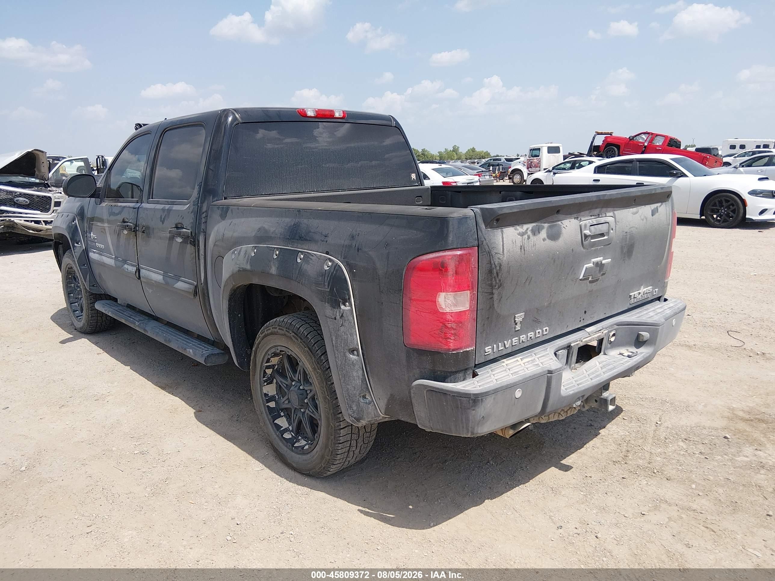 2012 Chevrolet Silverado 1500 Lt Black vin: 3GCPCSE05CG205095