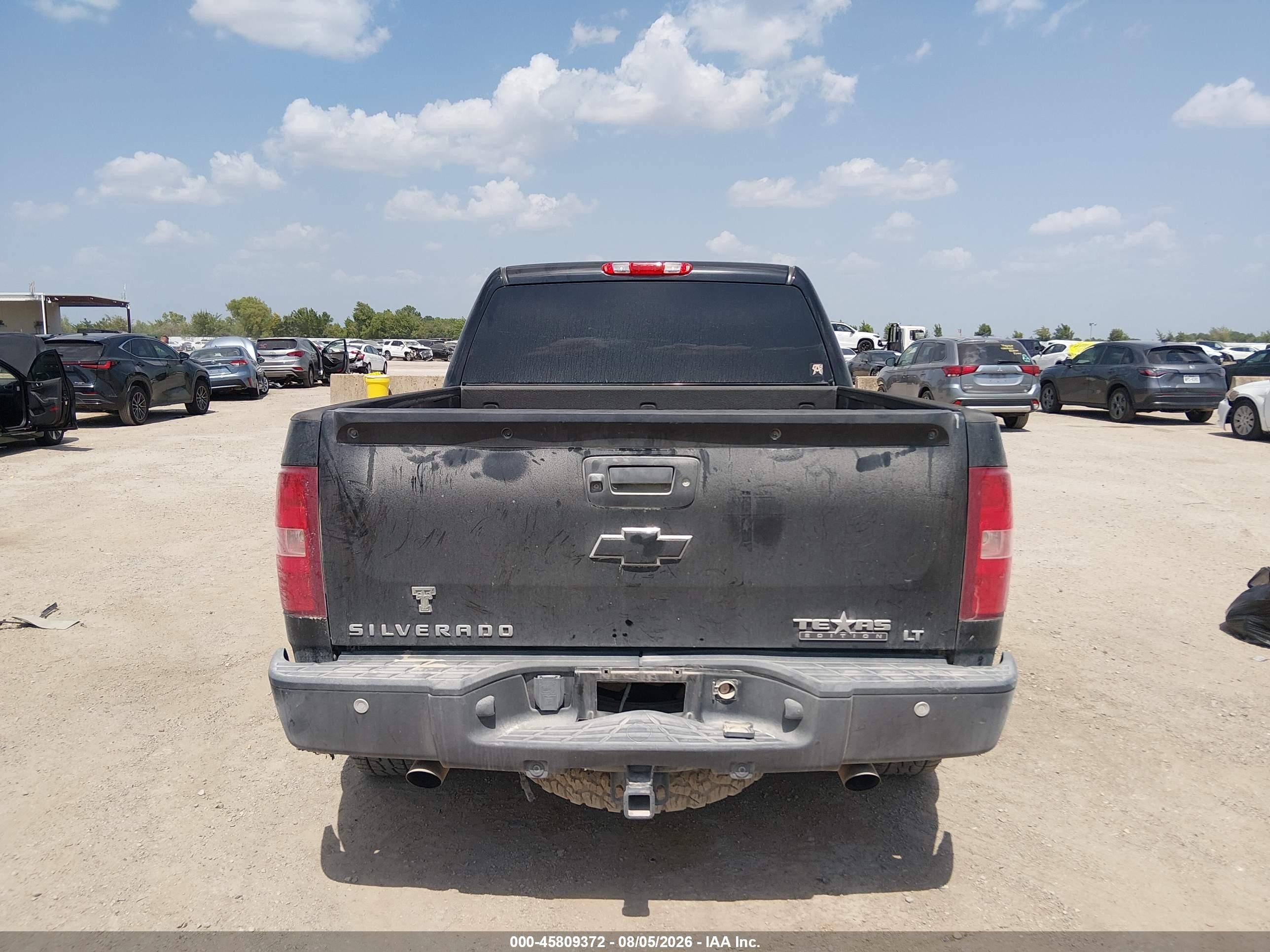 2012 Chevrolet Silverado 1500 Lt Black vin: 3GCPCSE05CG205095