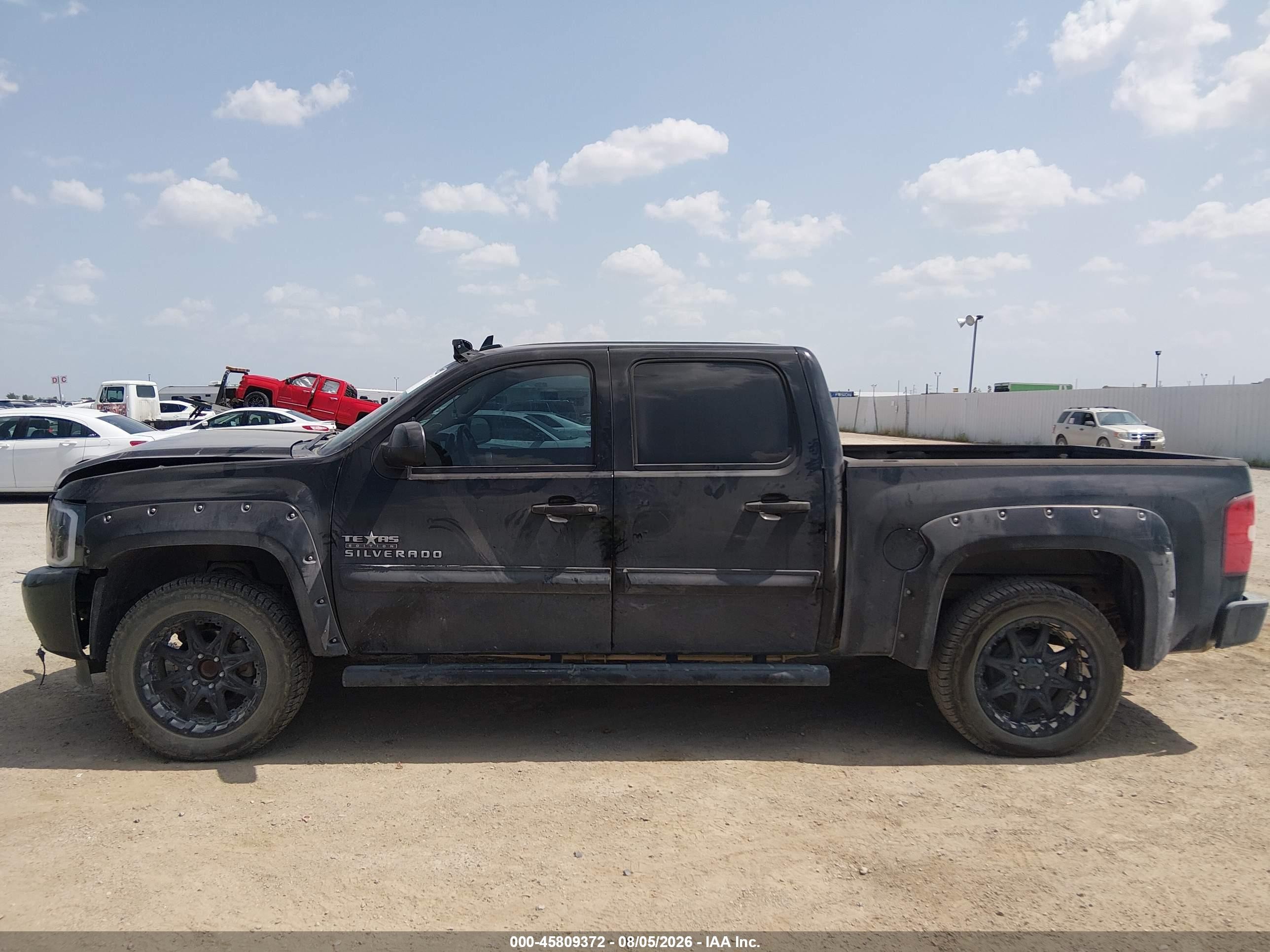2012 Chevrolet Silverado 1500 Lt Black vin: 3GCPCSE05CG205095