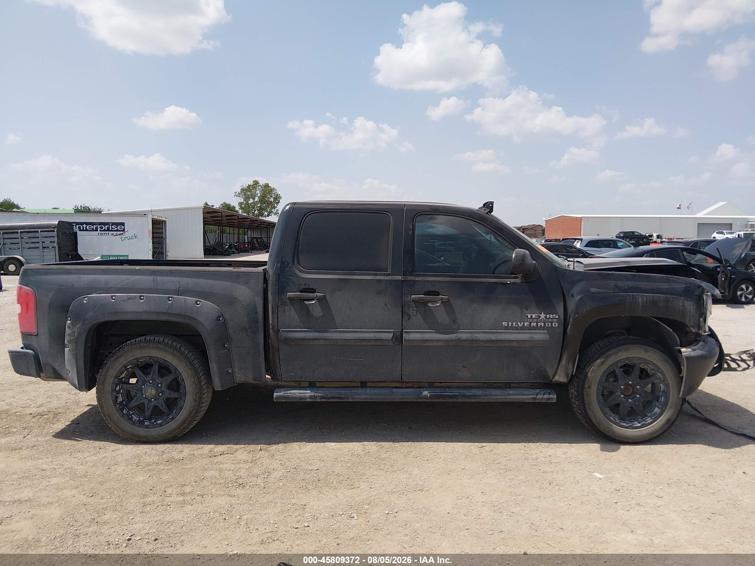 2012 Chevrolet Silverado 1500 Lt Black vin: 3GCPCSE05CG205095