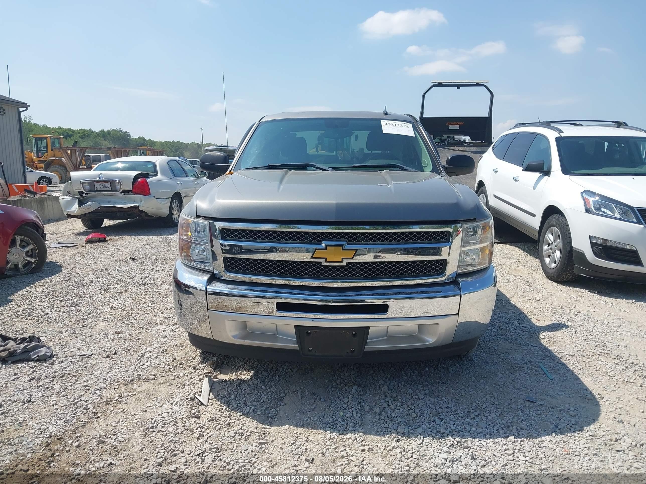 2012 Chevrolet Silverado 1500 Lt Gray vin: 3GCPCSE05CG248366