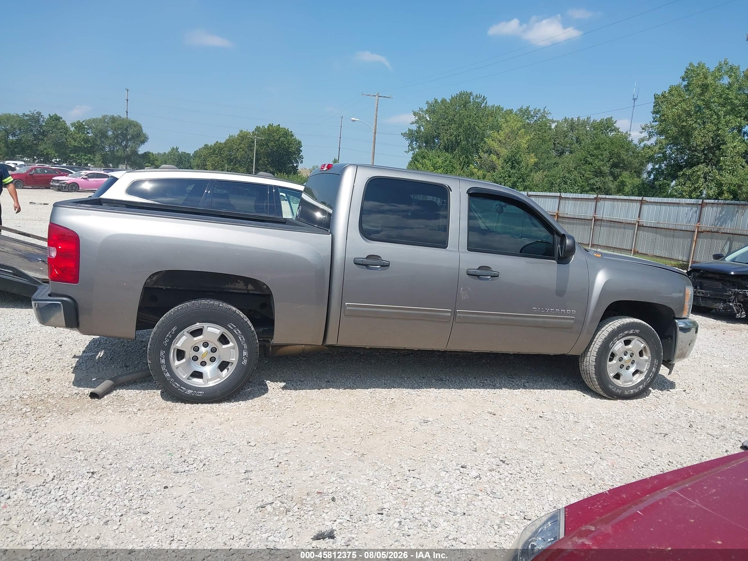 2012 Chevrolet Silverado 1500 Lt Gray vin: 3GCPCSE05CG248366