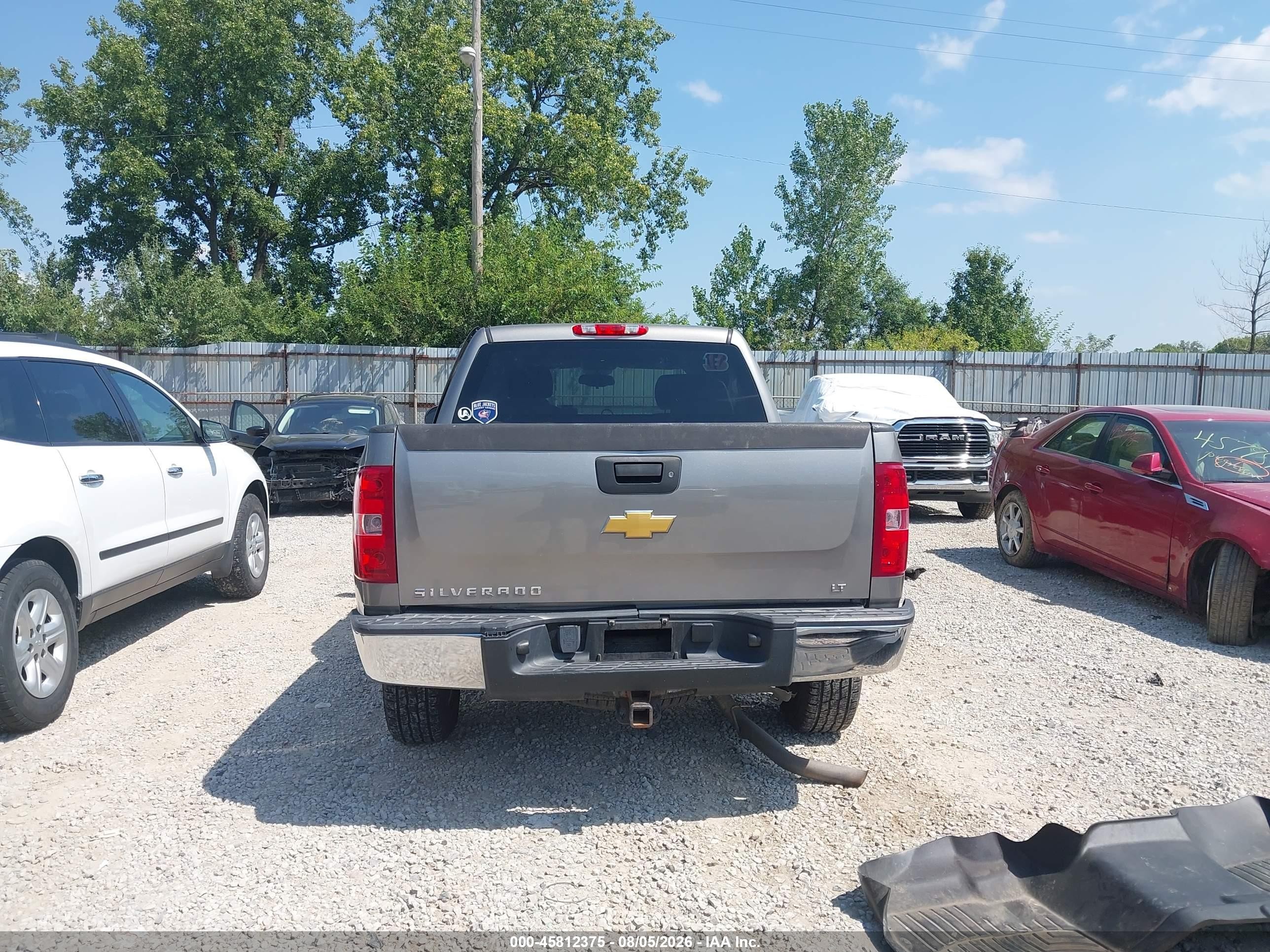 2012 Chevrolet Silverado 1500 Lt Gray vin: 3GCPCSE05CG248366